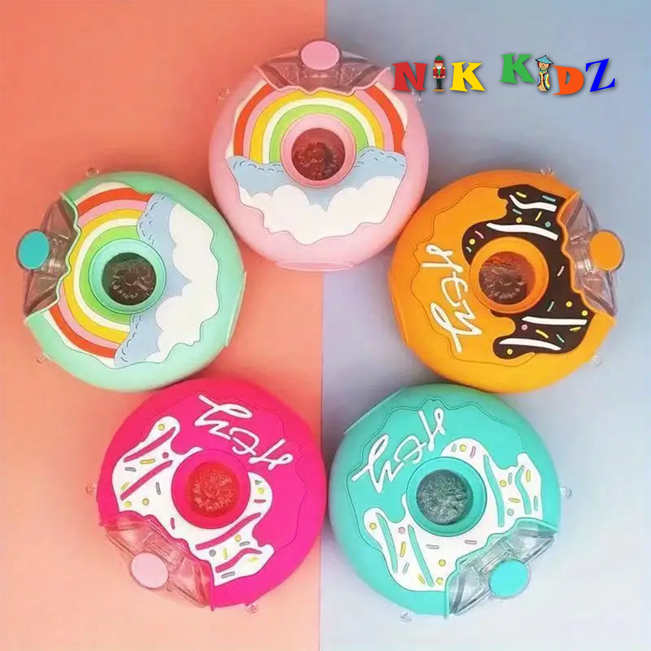 Eco-friendly Kids Drinking Cartoon Water Bottles BPA Free Tritan Straw Children Bottle Children Kettle Portable Sports Bottle