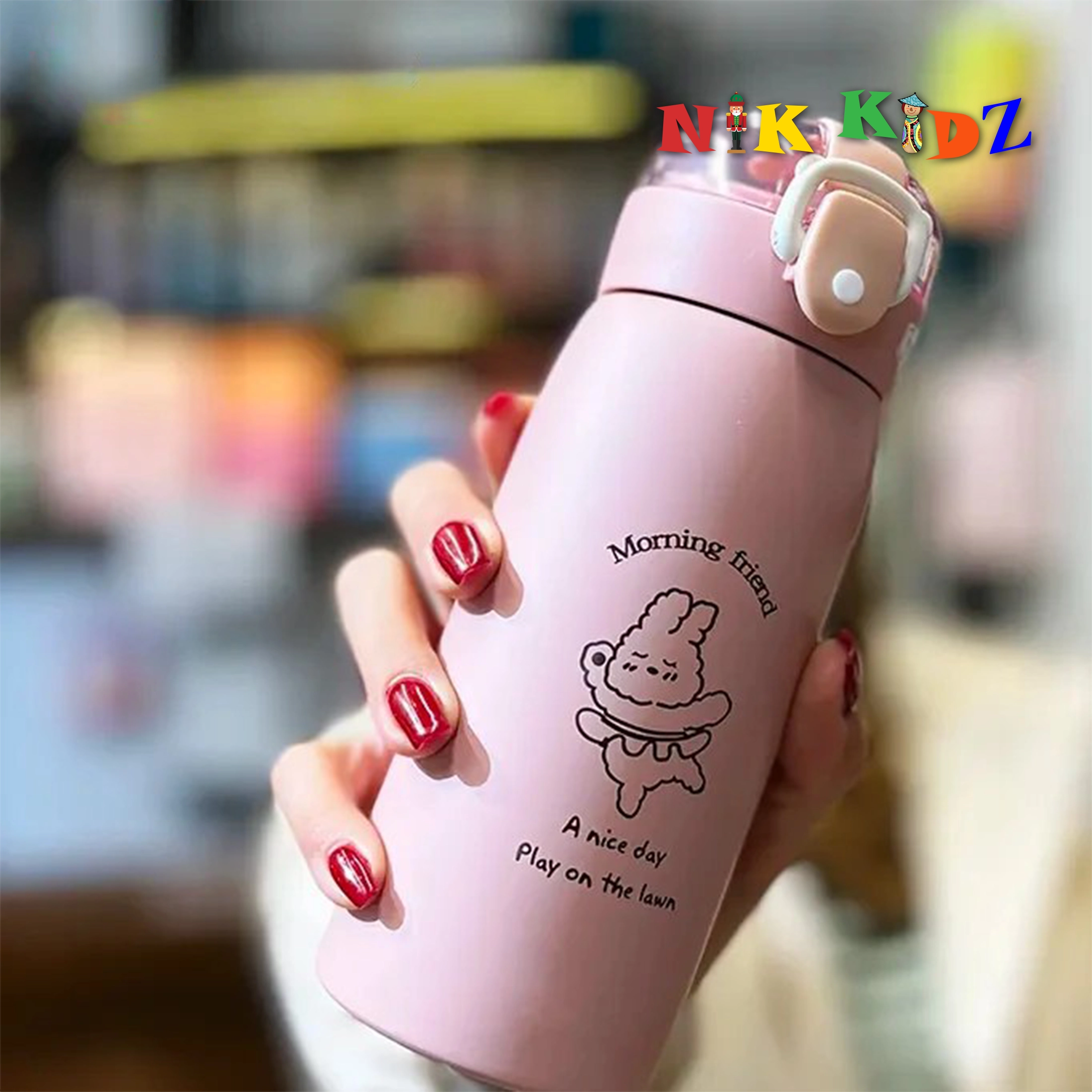 VYATIRANG Water Bottle for Kids Stainless Steel Sipper Bottle for school kids 480 ml Bottle 