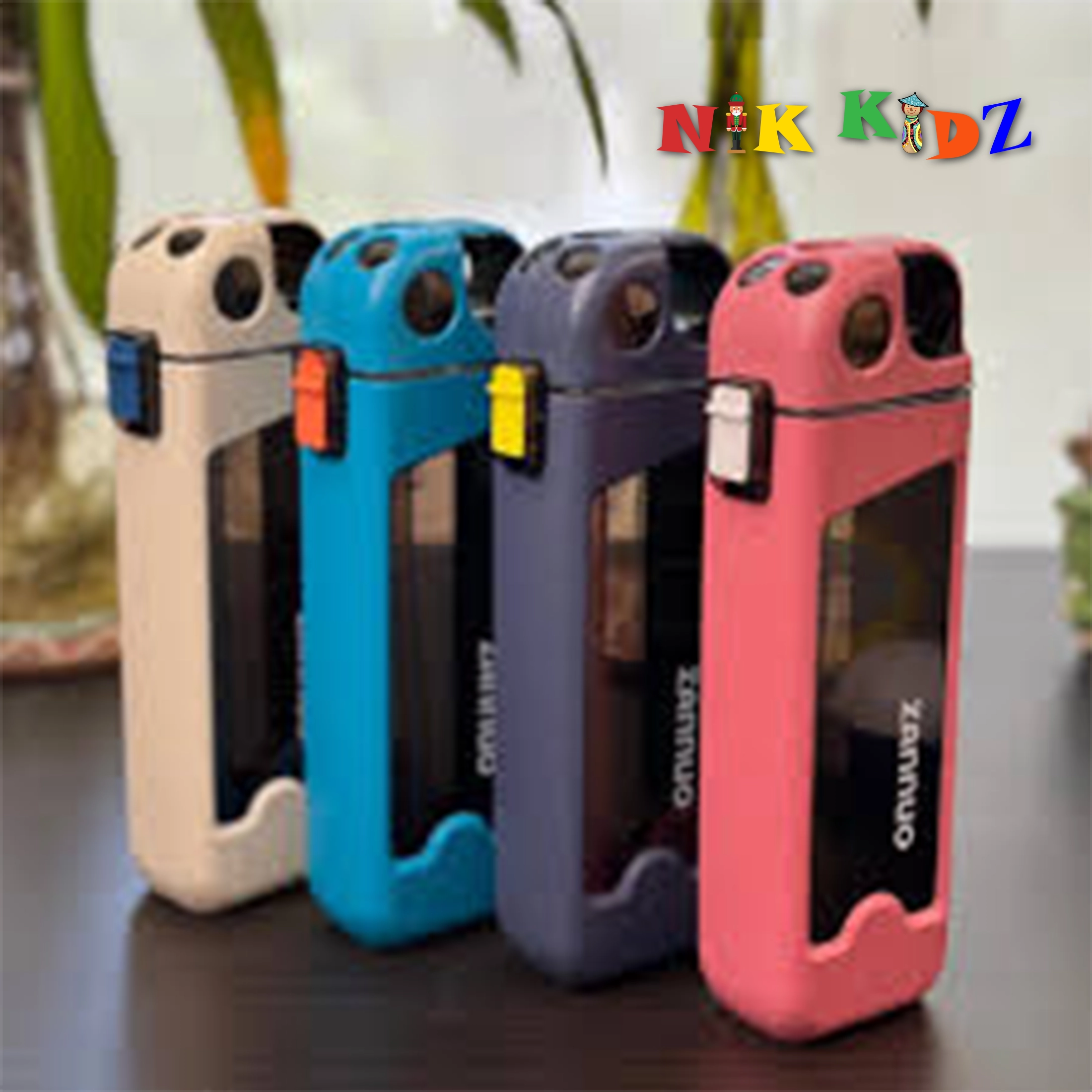 350ml ,Plastic Water Bottle with Pop Up Straw & Lock