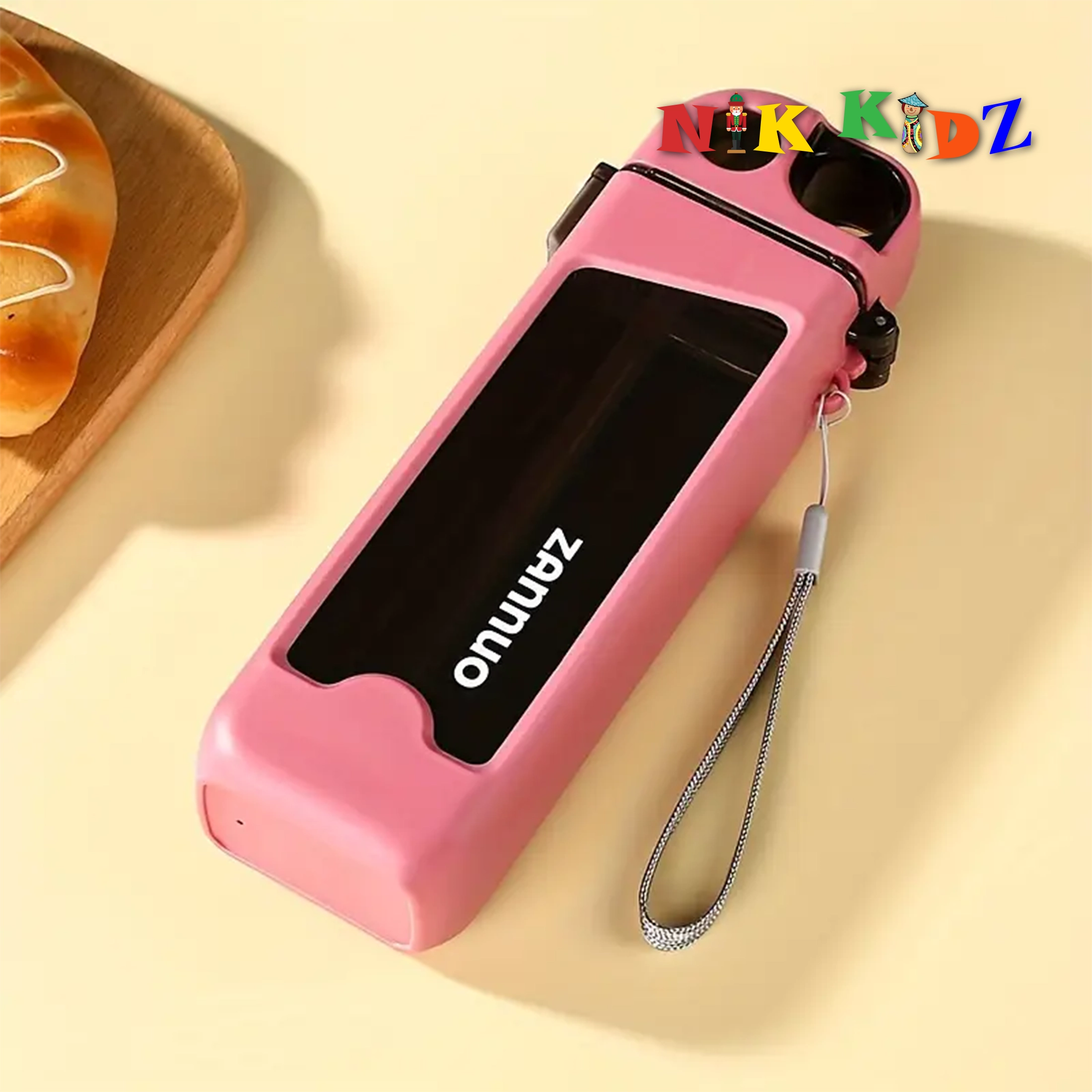 350ml ,Plastic Water Bottle with Pop Up Straw & Lock