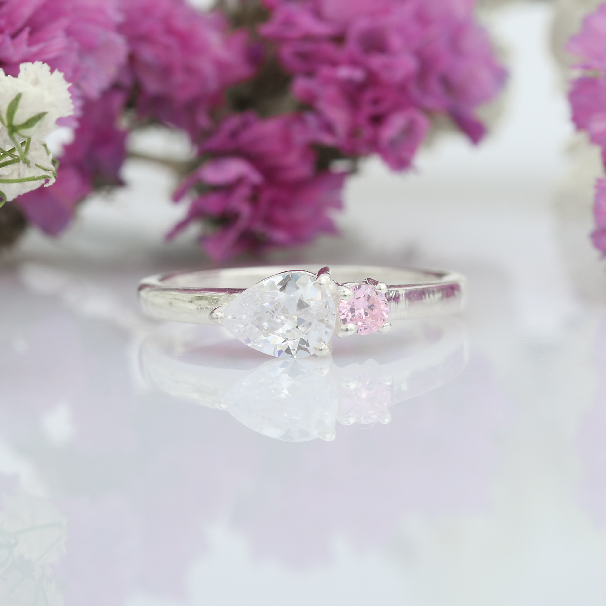 Women Fine Jewelry Gold Plated Engagement Wholesale Price Wedding Rings 925 Sterling Silver (VVJGR 09)