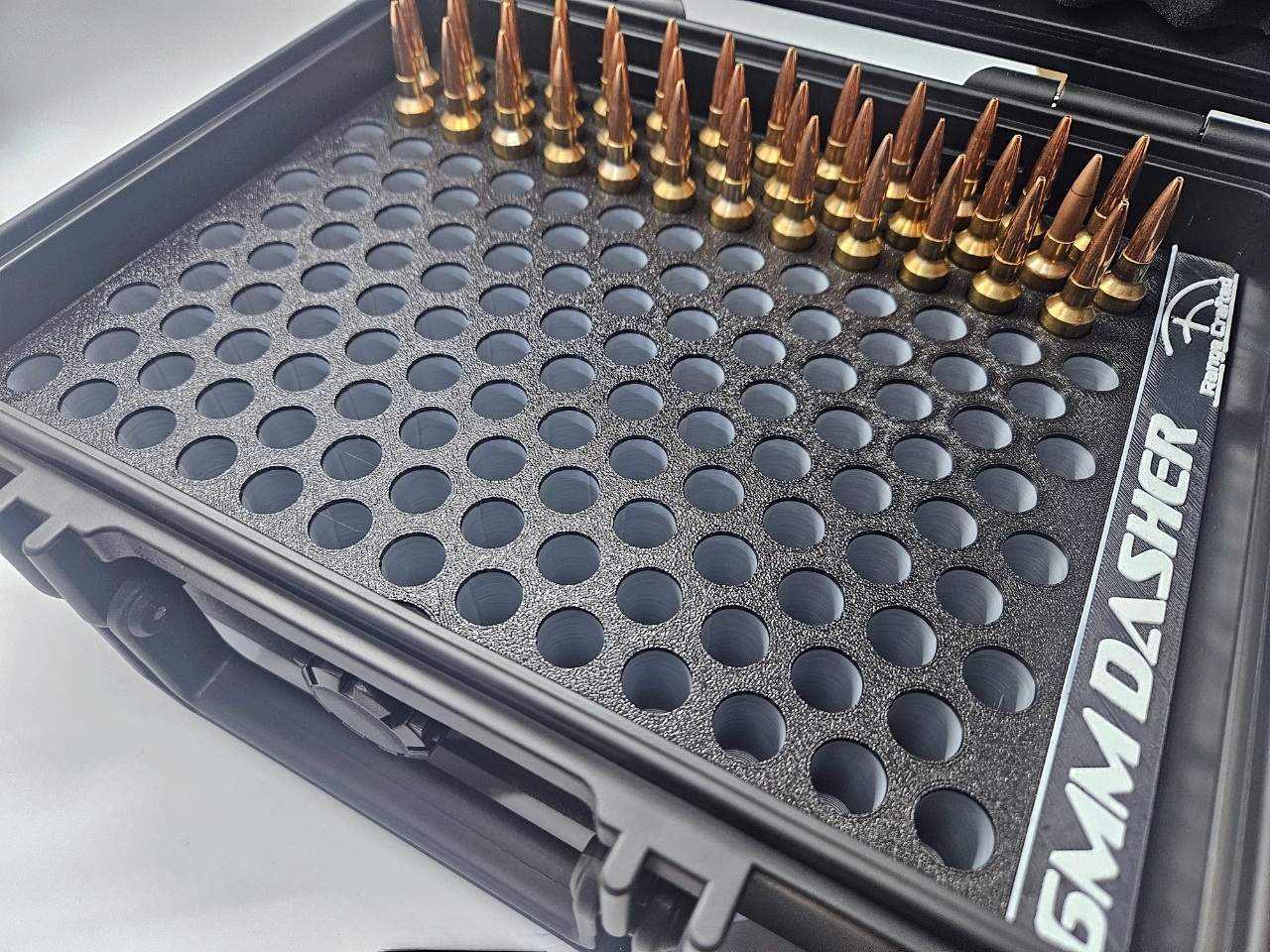 The Matchmaker -150 Round Precision Rifle Rugged Ammo Case - Nose Up
