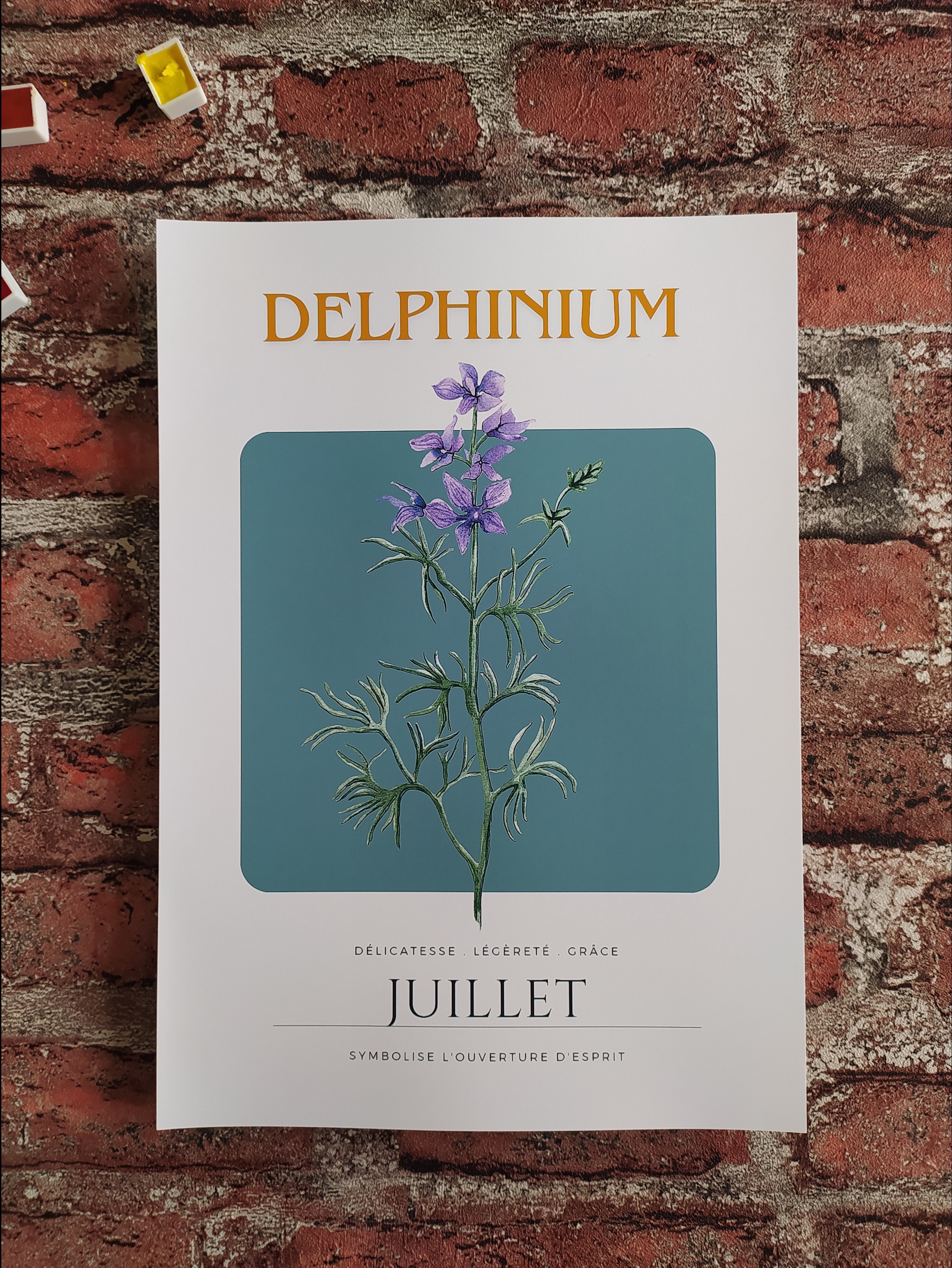 Fleur de naissance de juillet