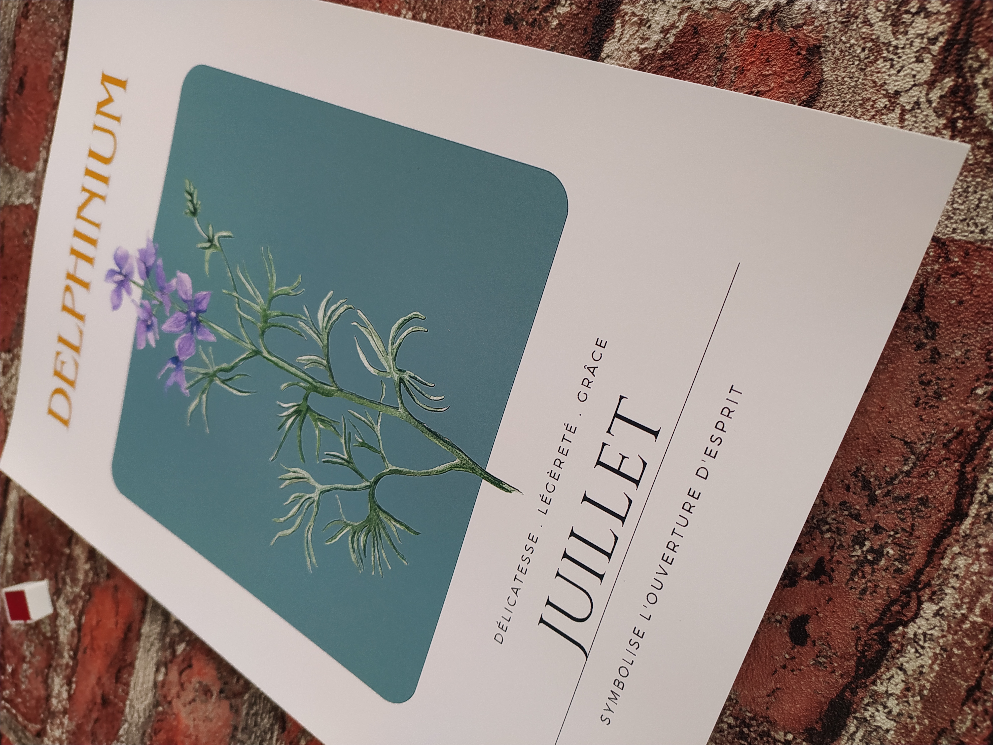 Fleur de naissance de juillet