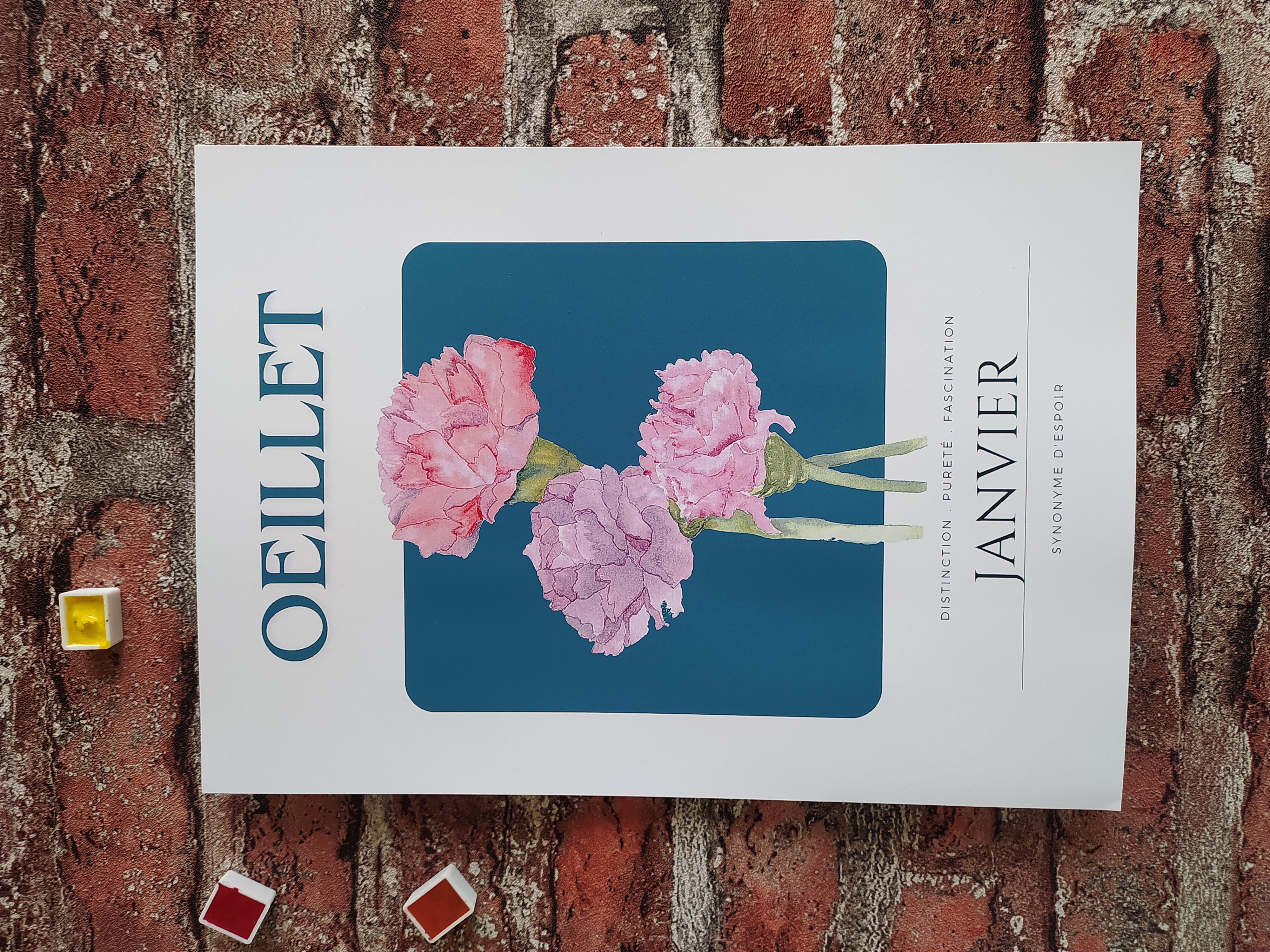 Fleur de naissance de janvier