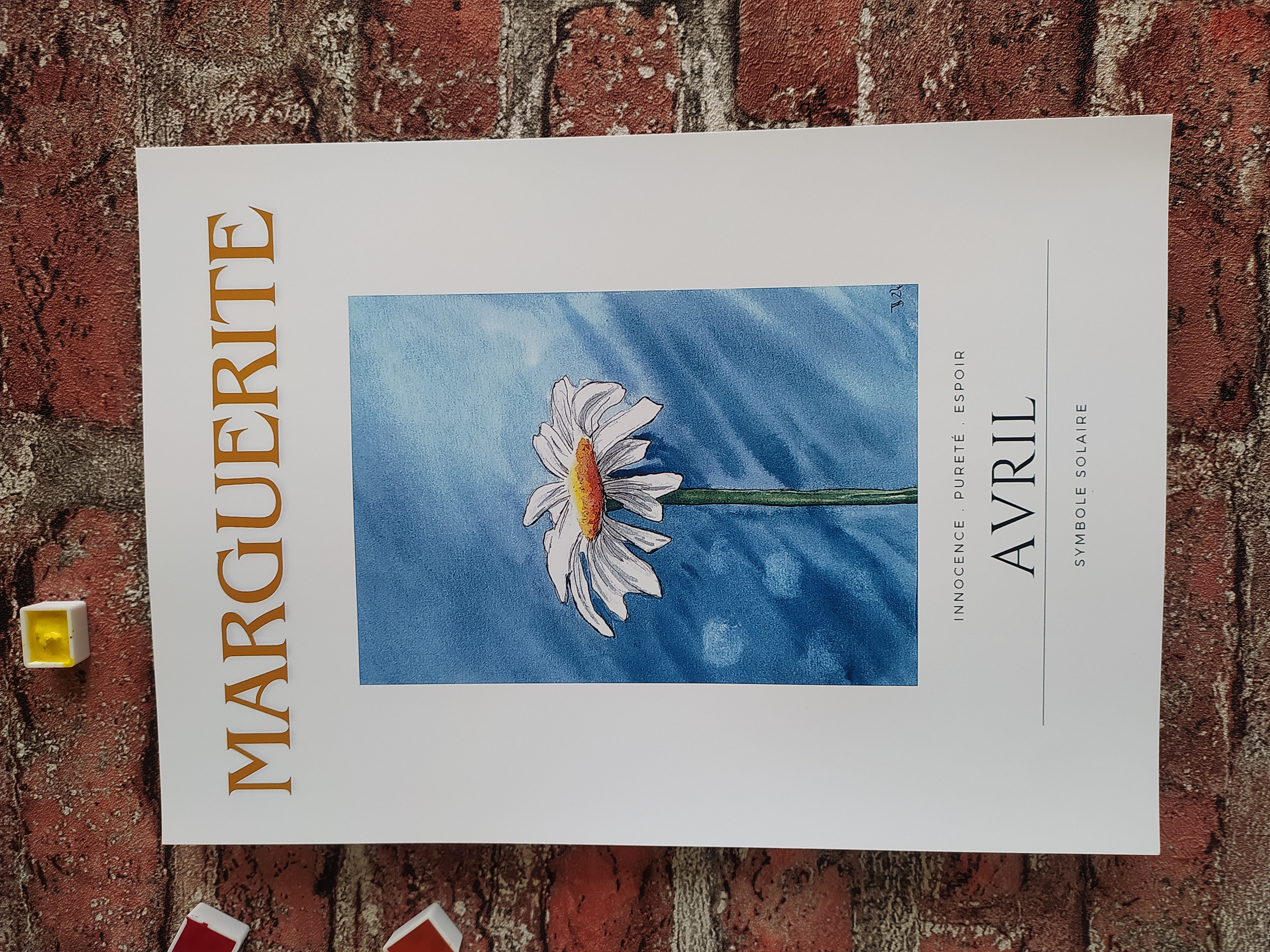 Fleur de naissance d'avril