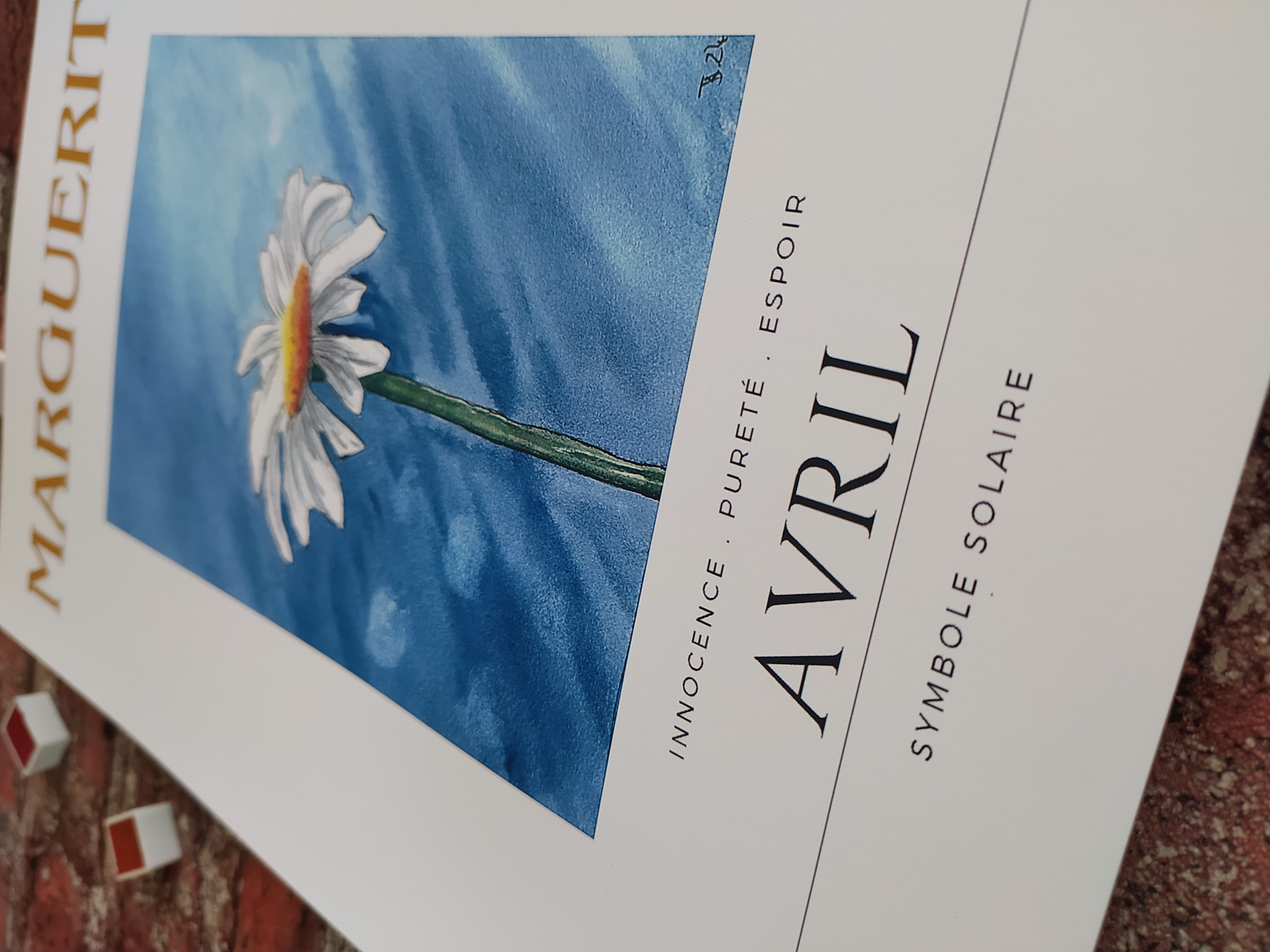 Fleur de naissance d'avril