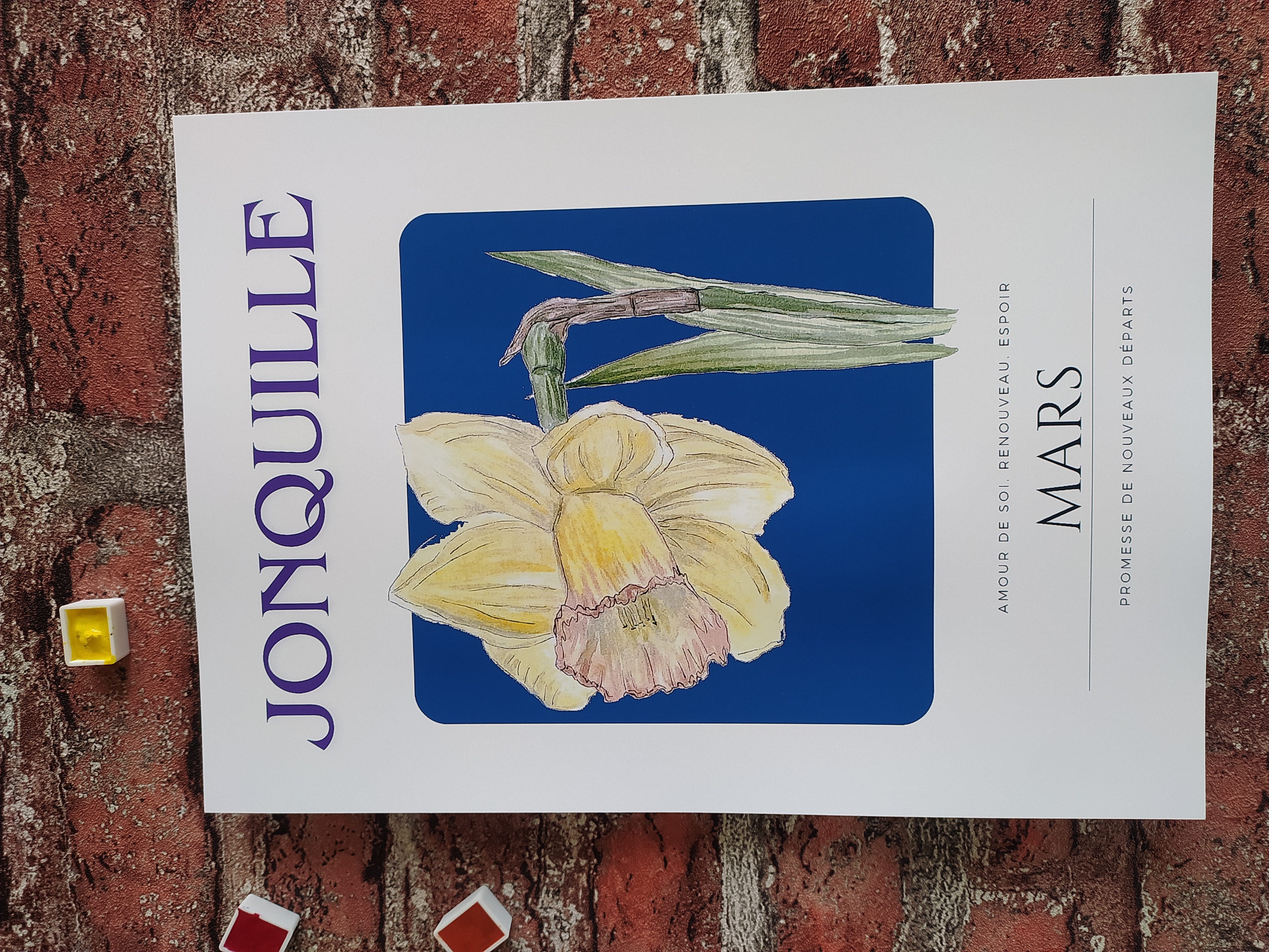 Fleur de naissance de mars