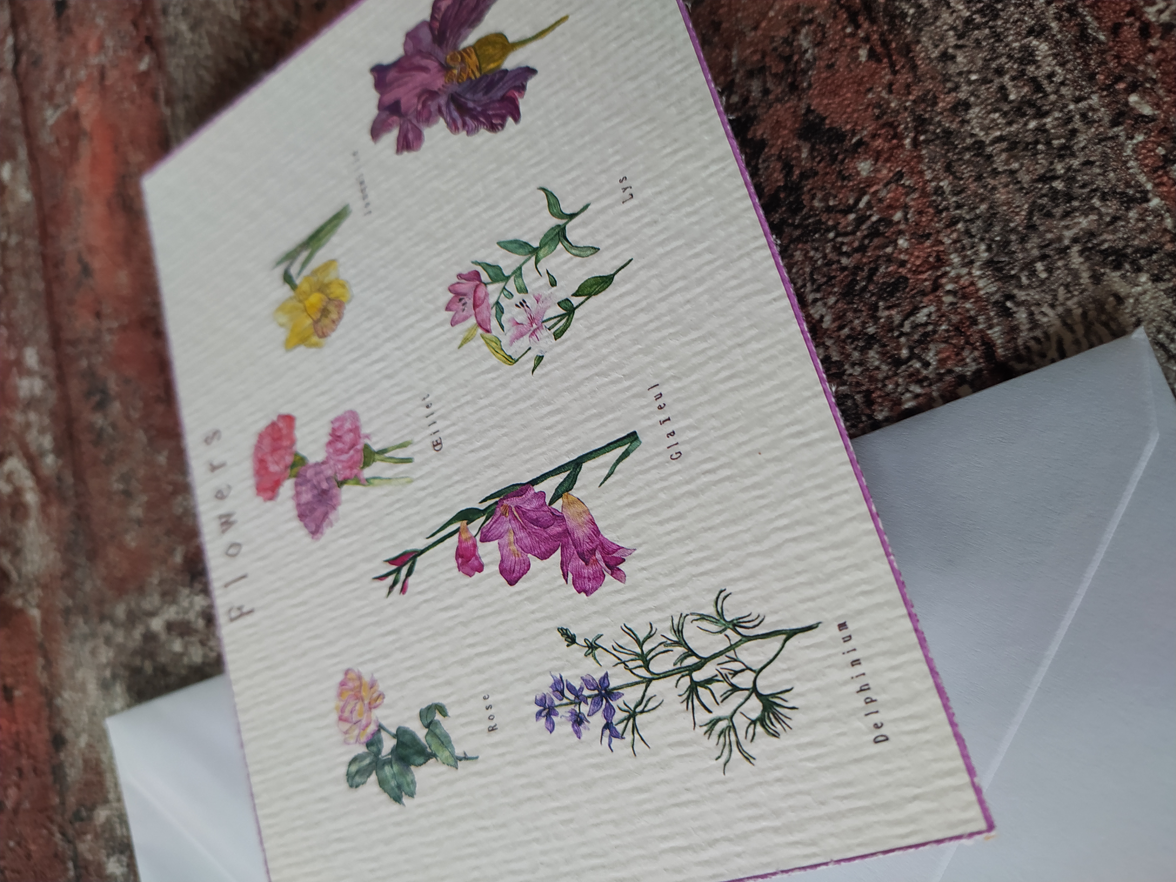 Carte collection Flowers fine art 