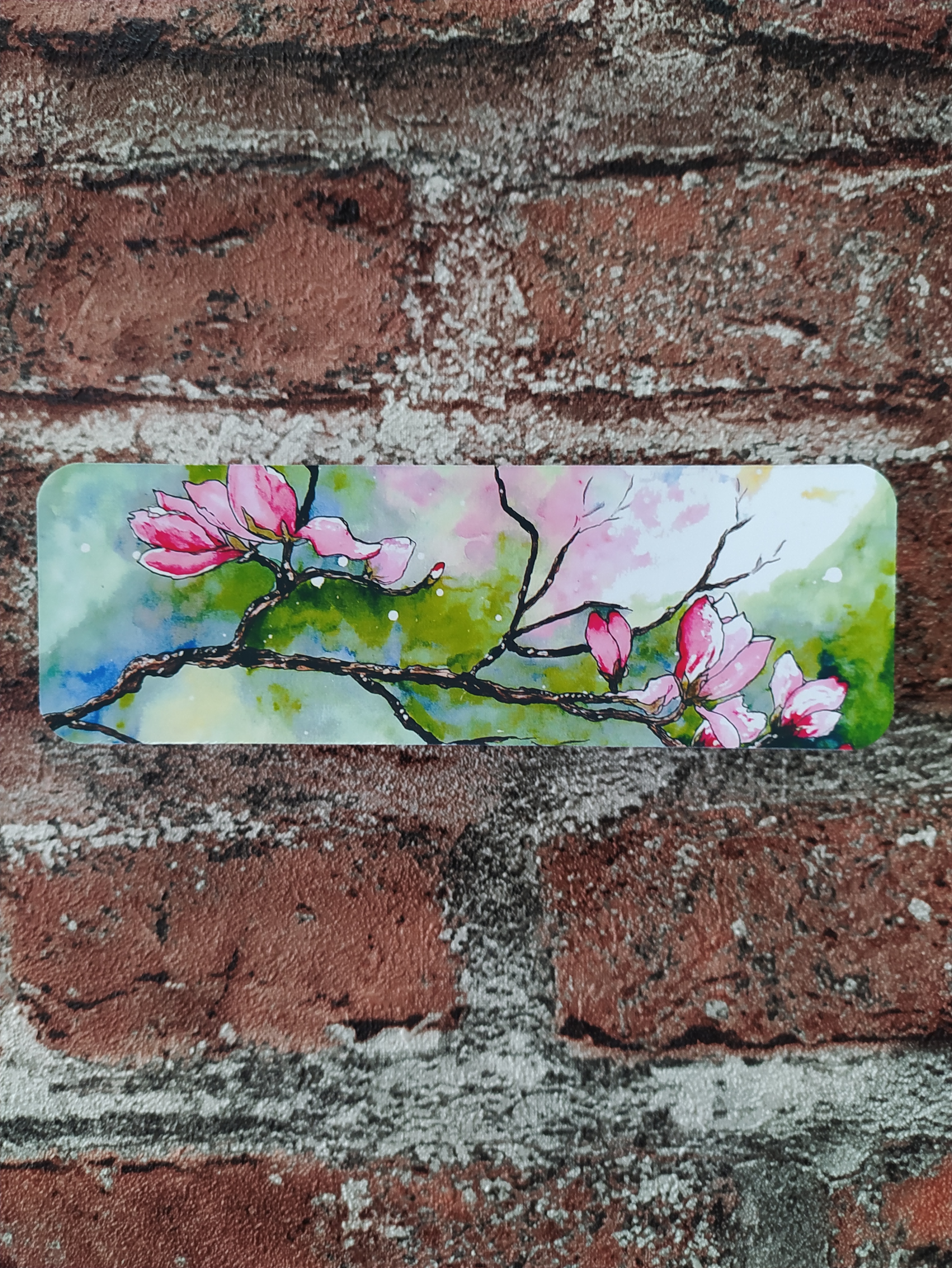 Marque page magnolia 