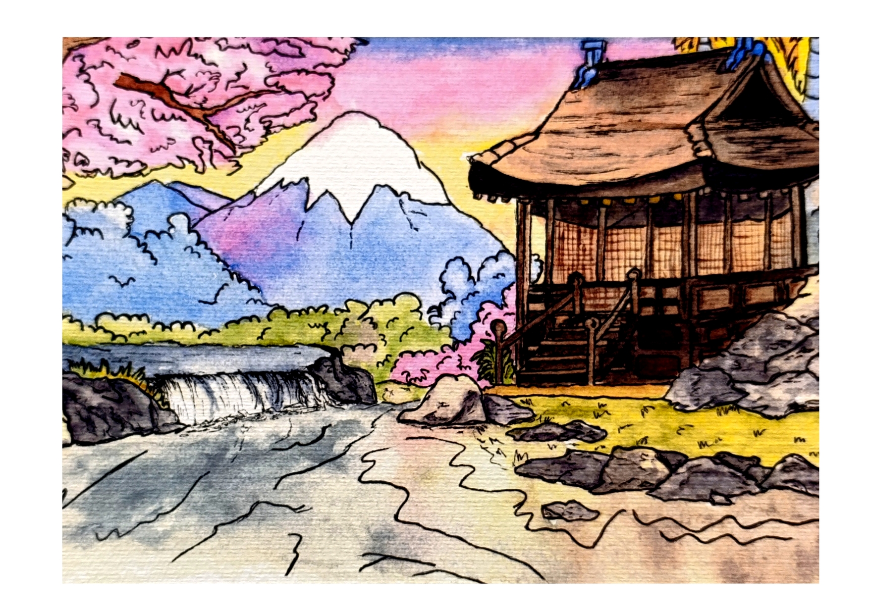 Art print japon/ tuto de Paul Clark