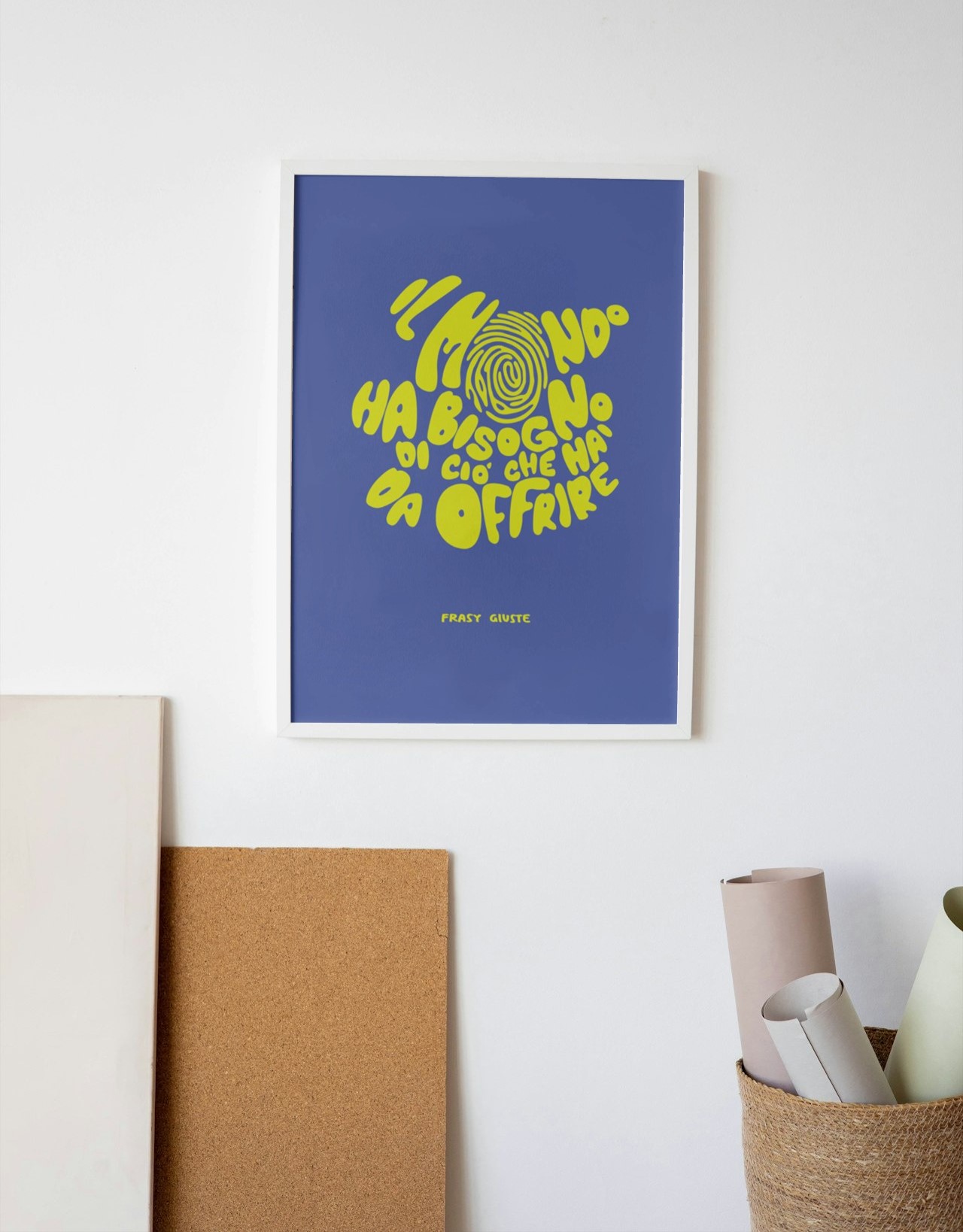 Poster "Offrire al mondo" #3A