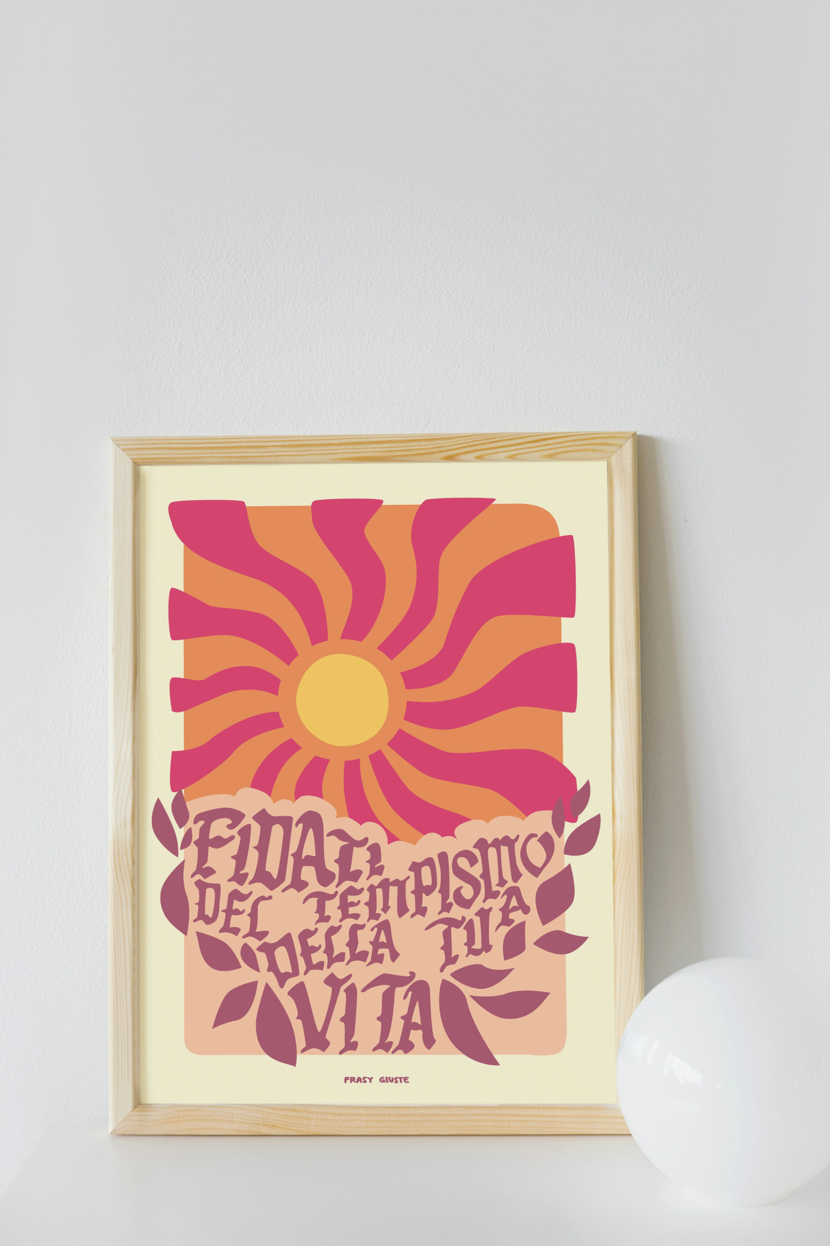 Poster "Fidati del tempismo" #5B