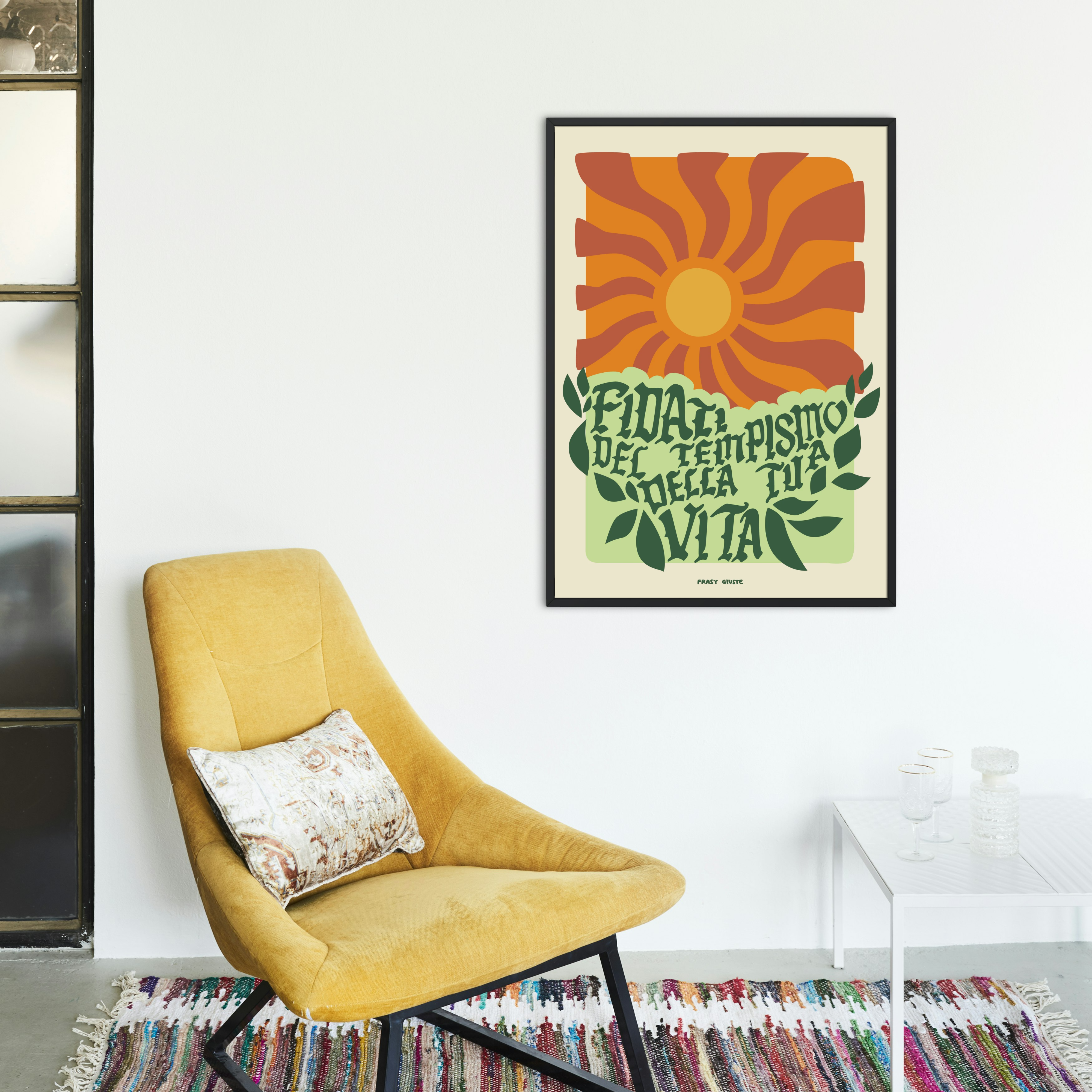 Poster "Fidati del tempismo" #5A