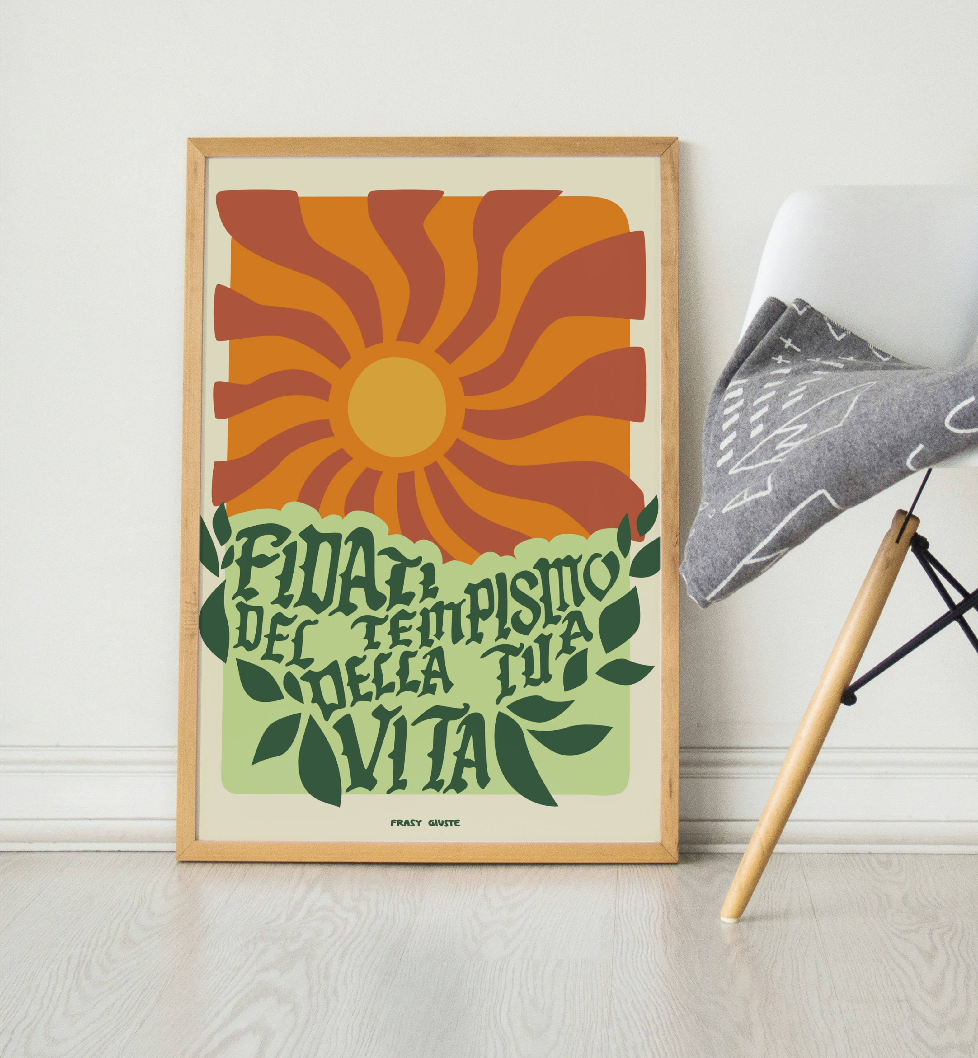 Poster "Fidati del tempismo" #5A