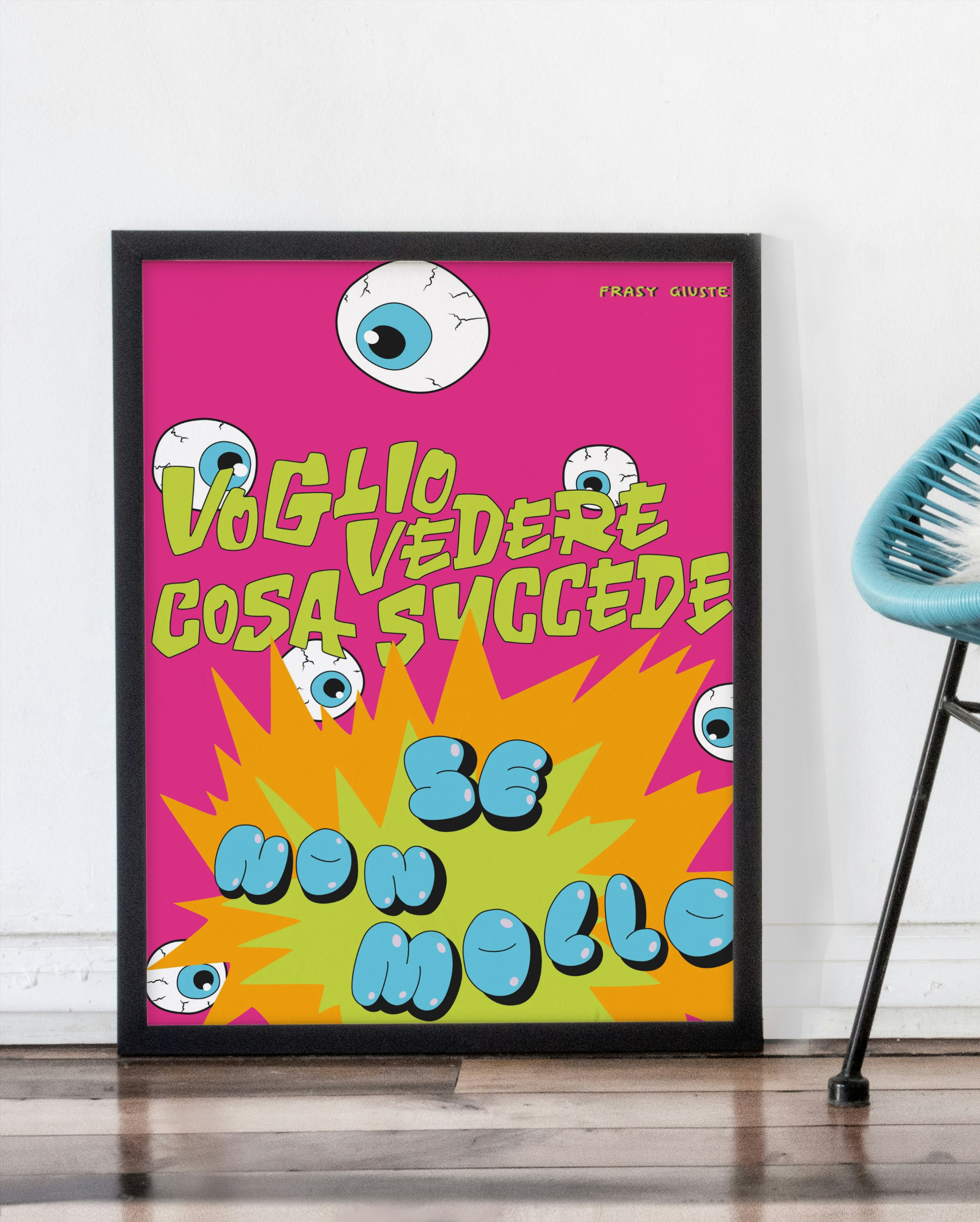 Poster "Non mollo" #19B