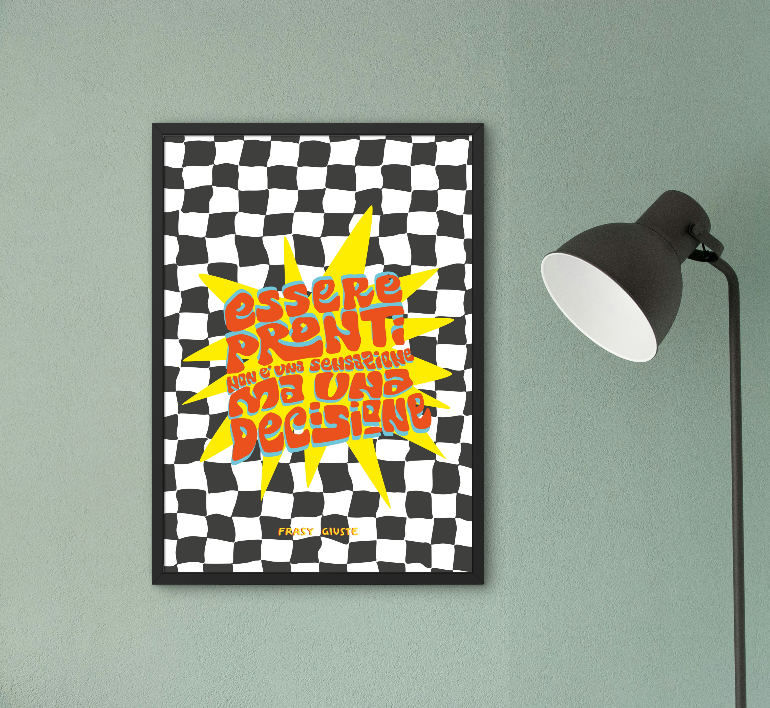 Poster "Essere pronti" #8A