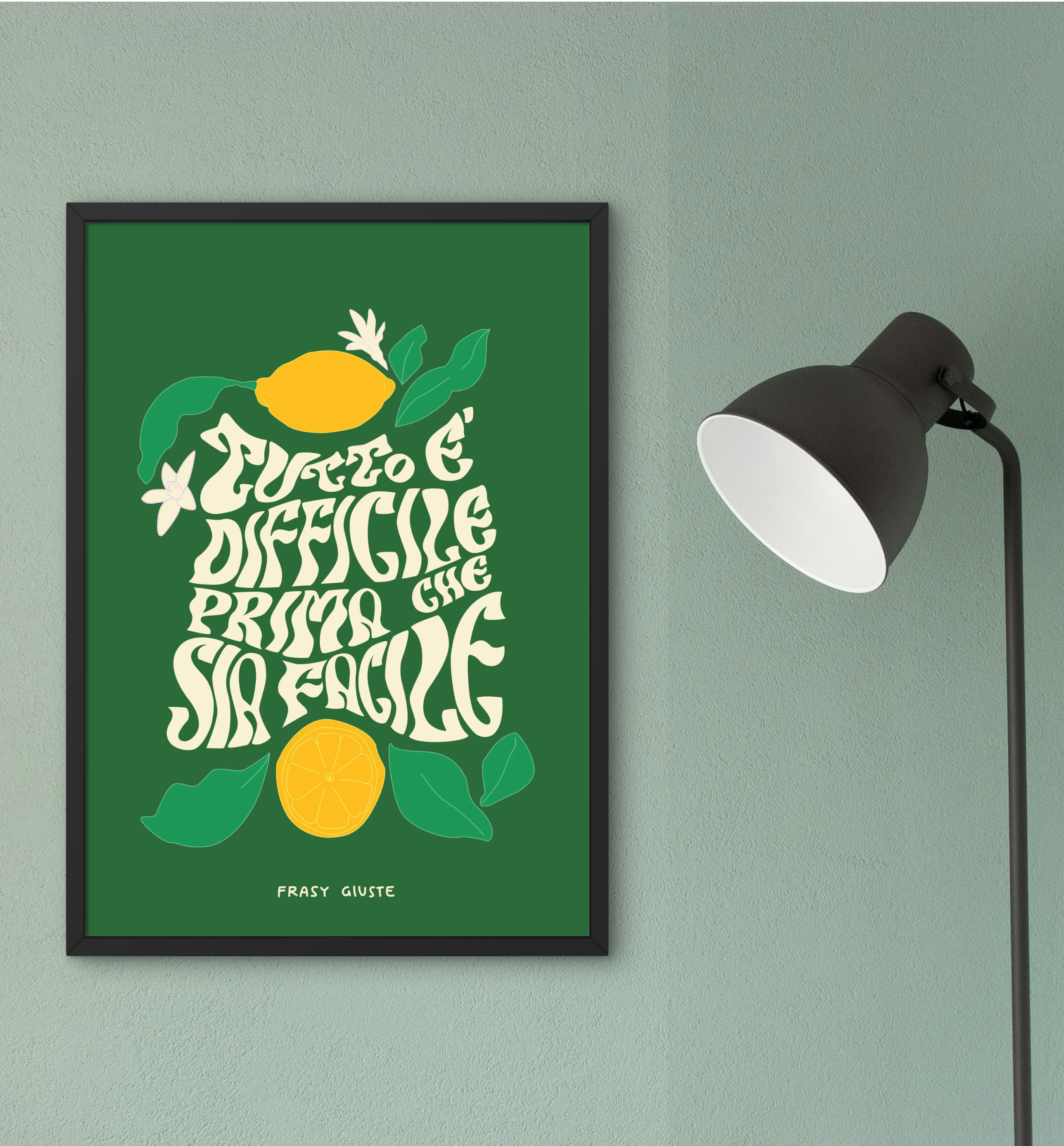 Poster "Tutto è difficile" #9B