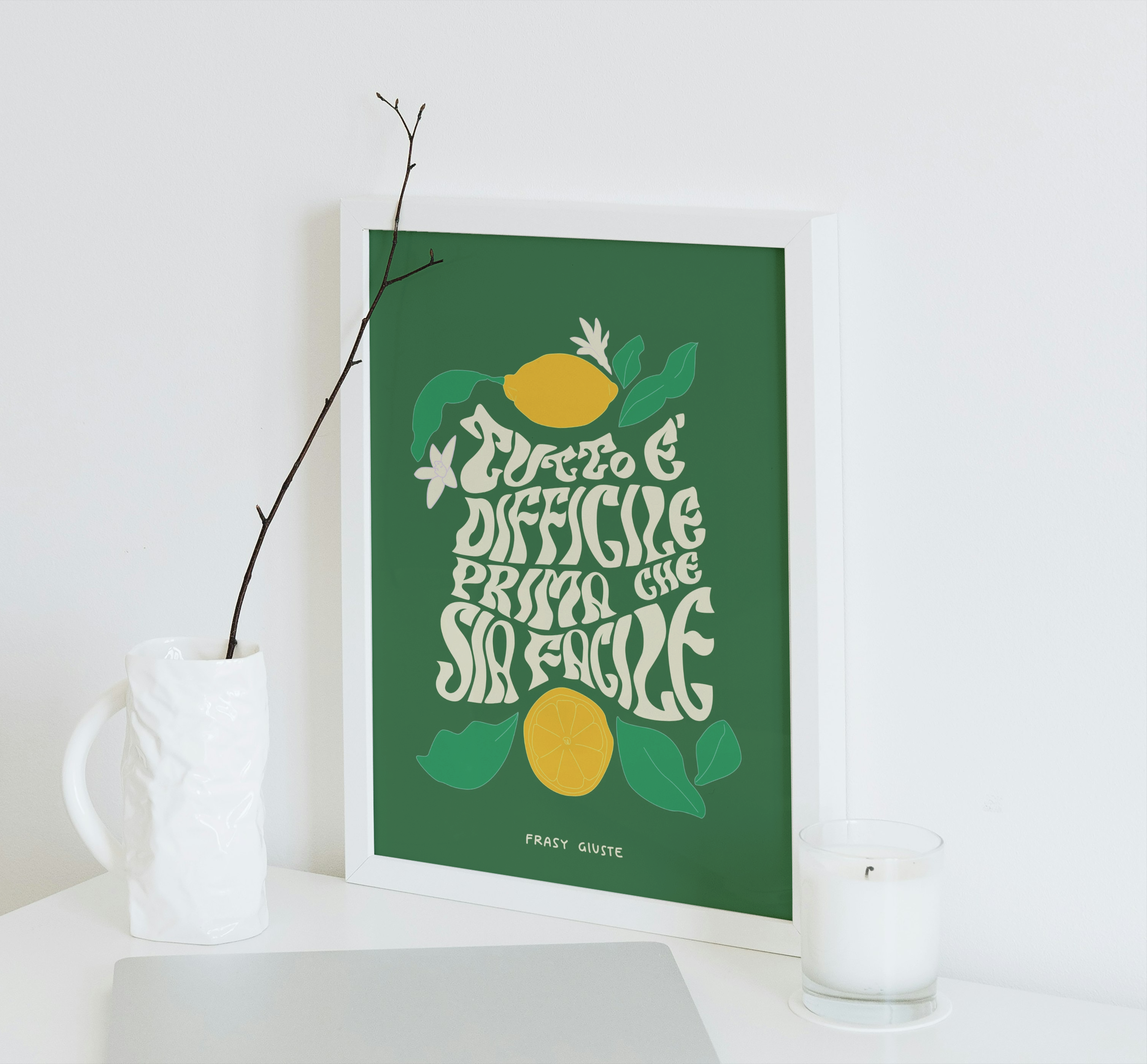 Poster "Tutto è difficile" #9B