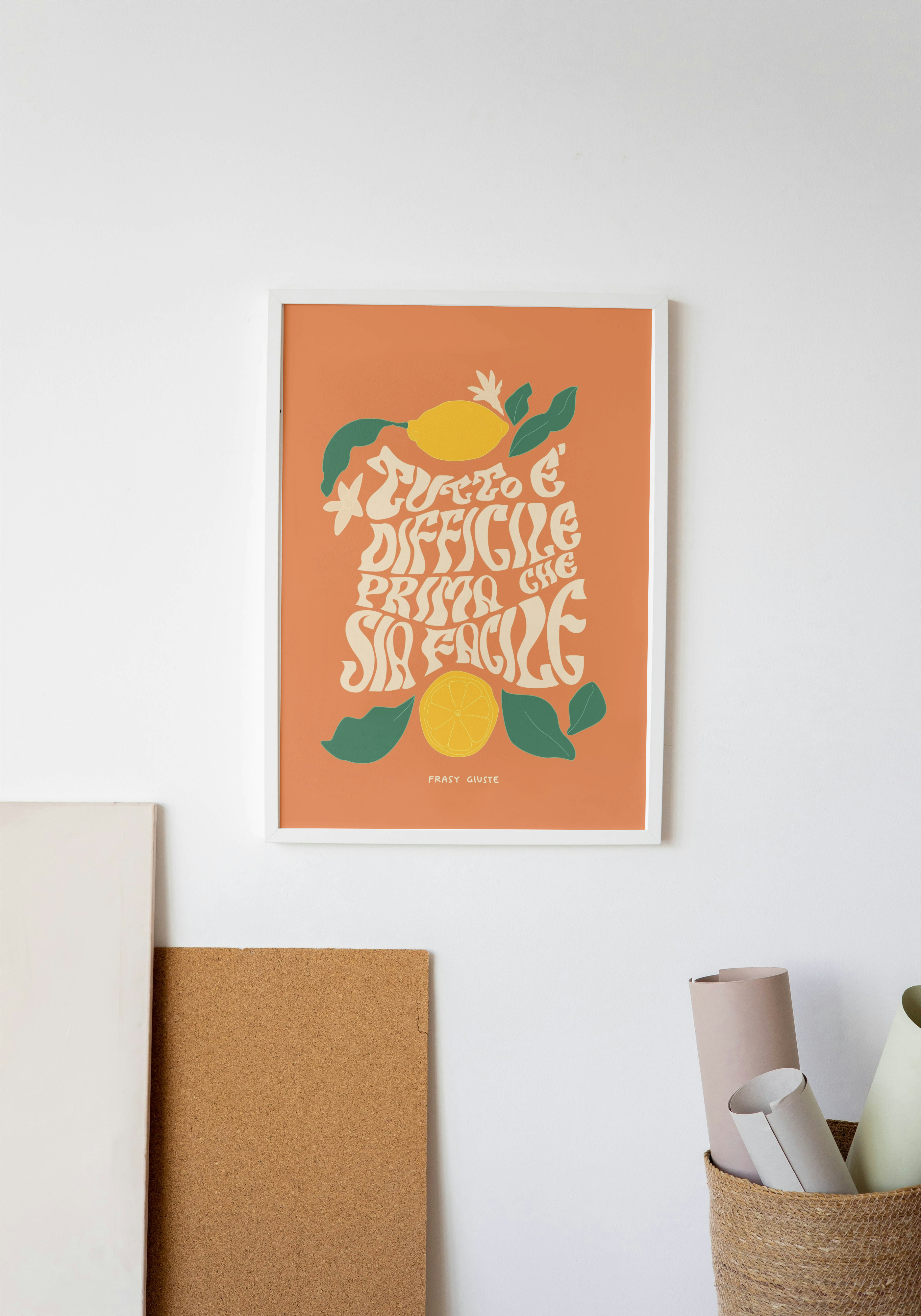 Poster "Tutto è difficile" #9A