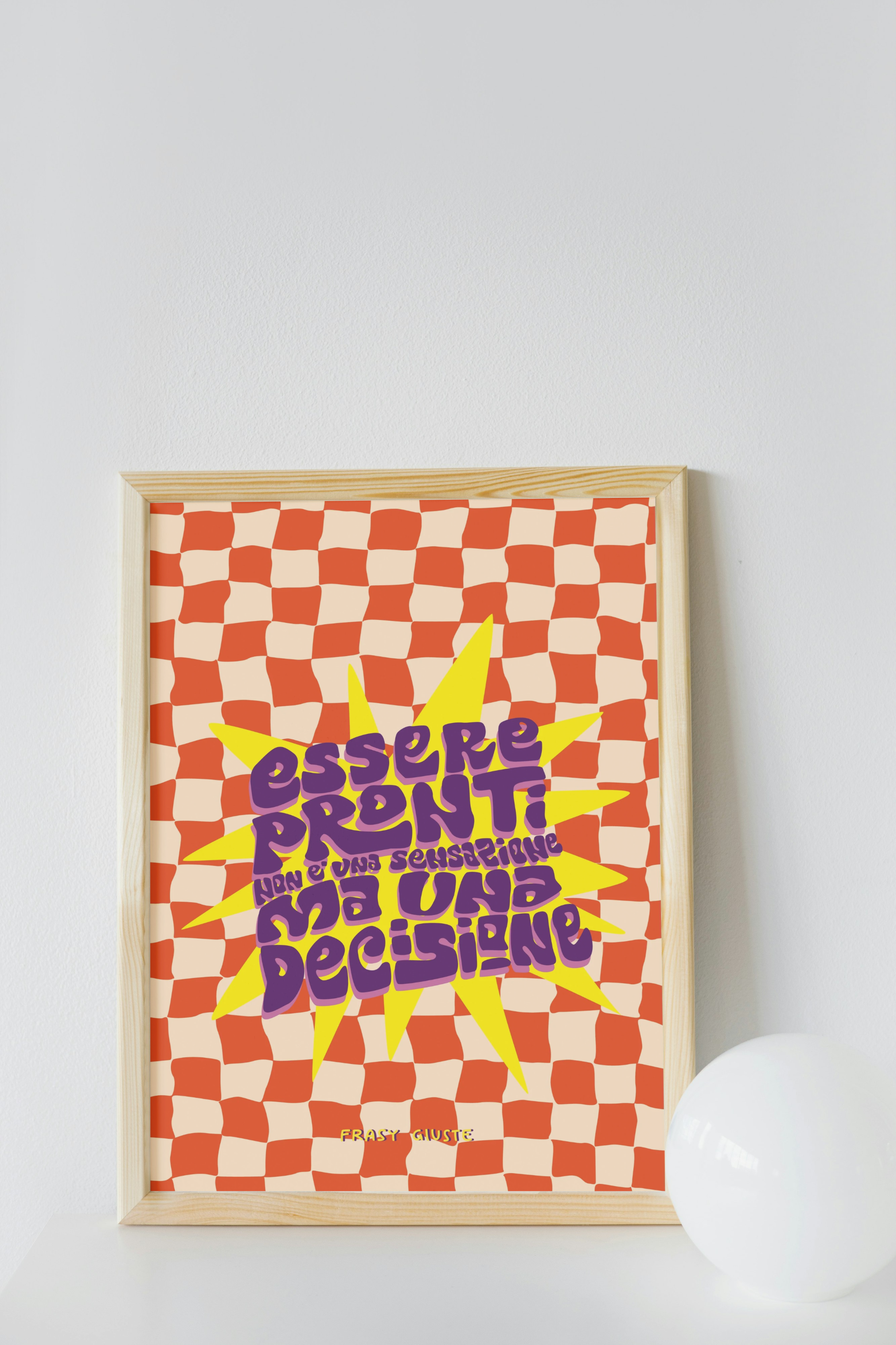 Poster "Essere pronti" #8B