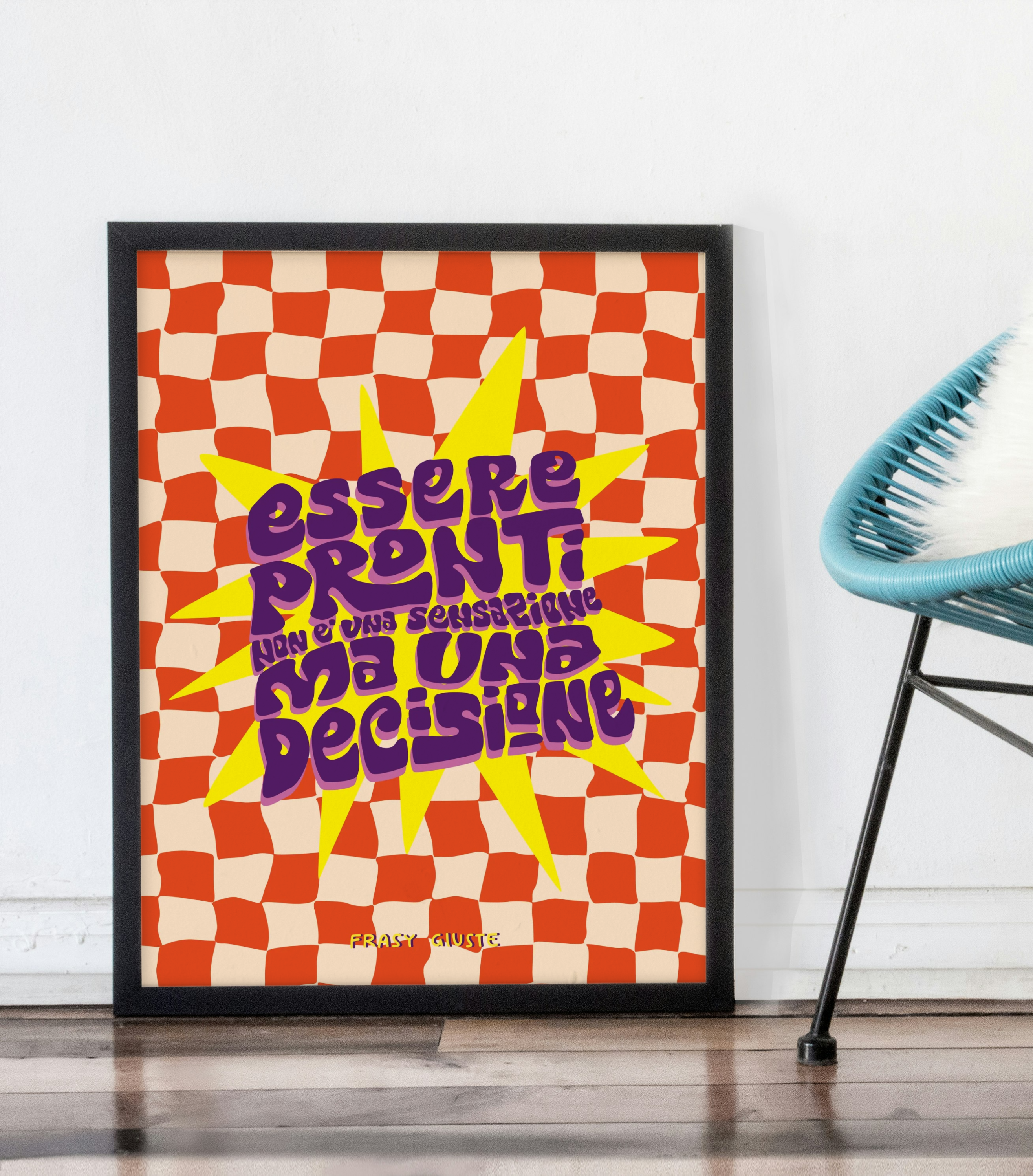Poster "Essere pronti" #8B