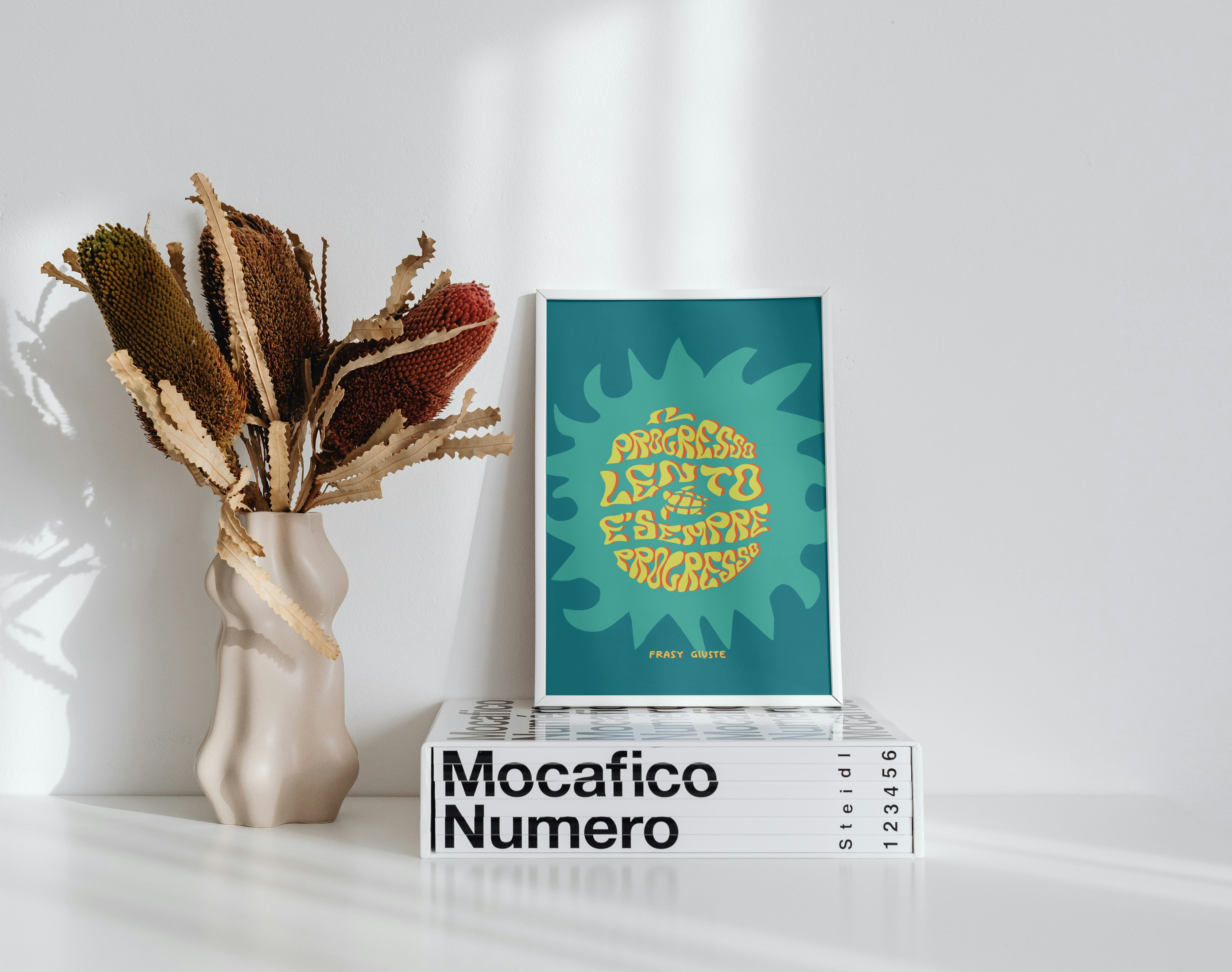 Poster "Progresso Lento" #20