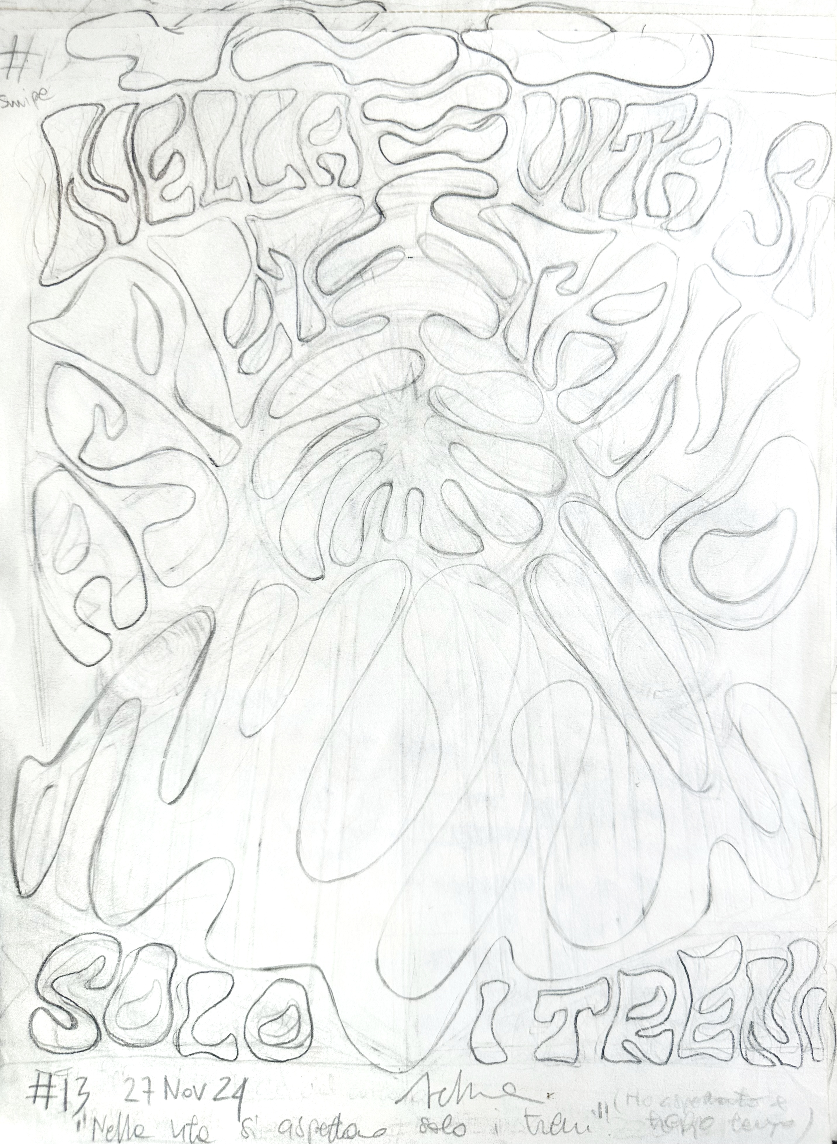 Poster "Attesa & treni" #15