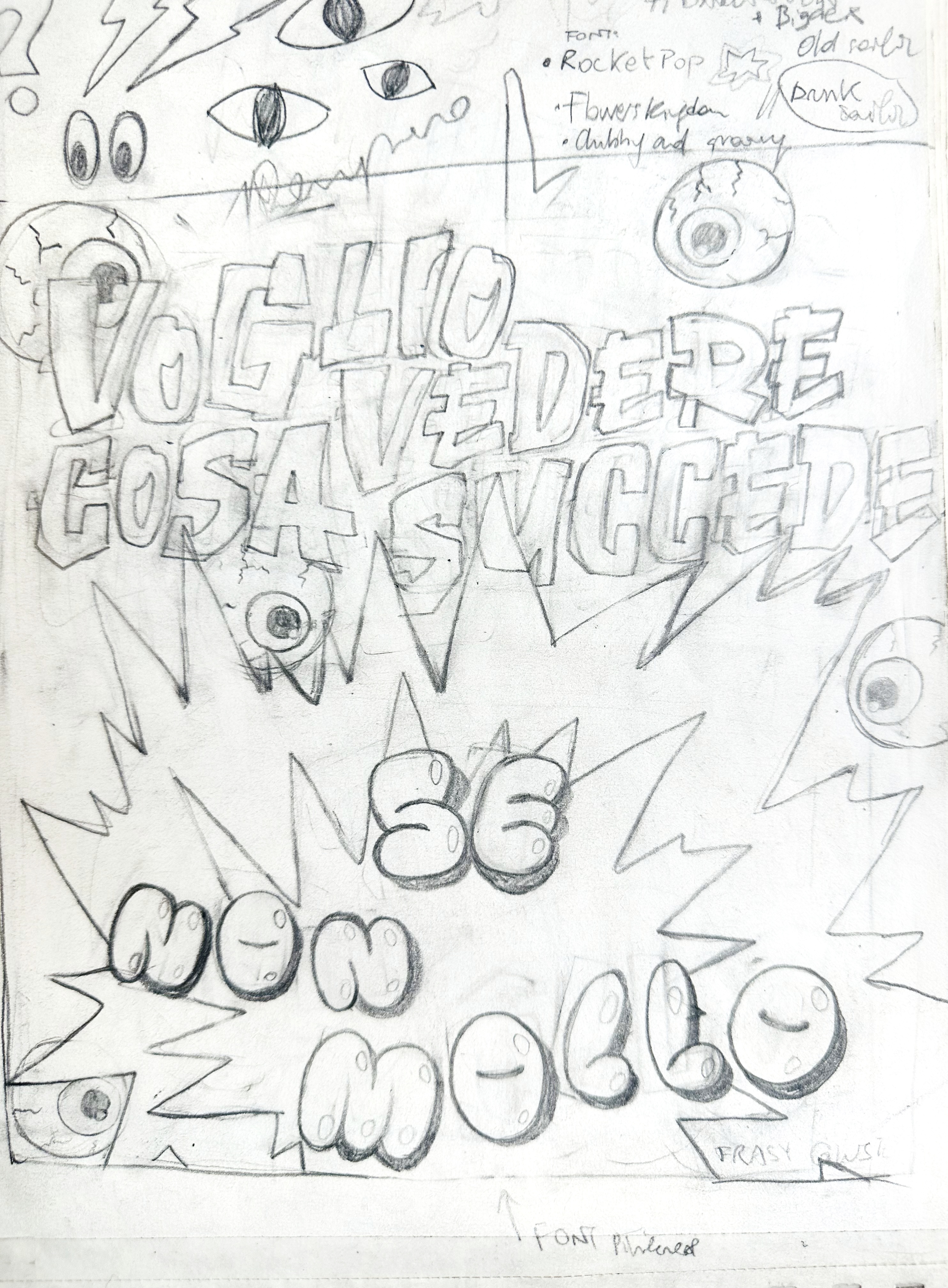 Poster "Non mollo" #19A