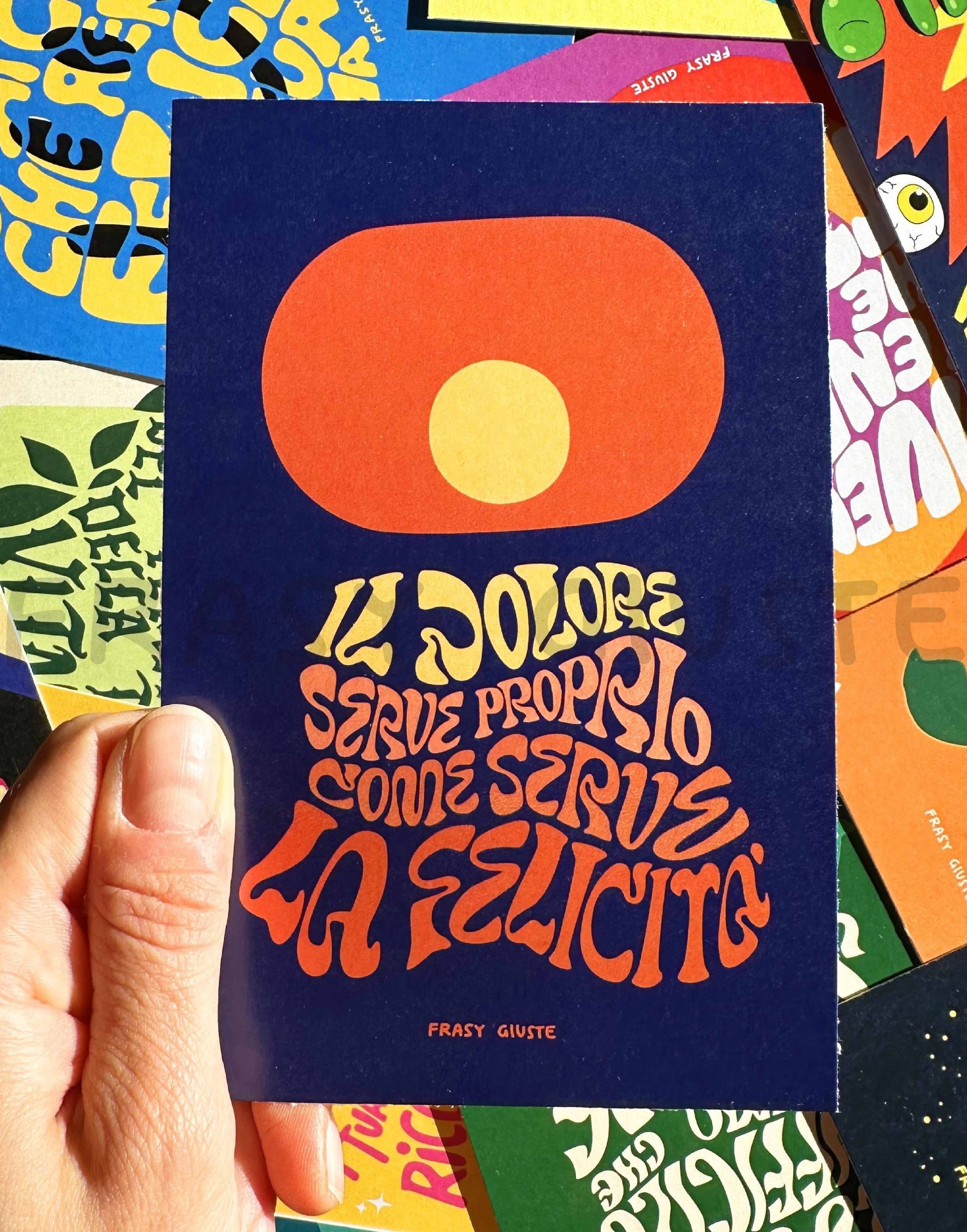 Poster "Il dolore serve" #18A