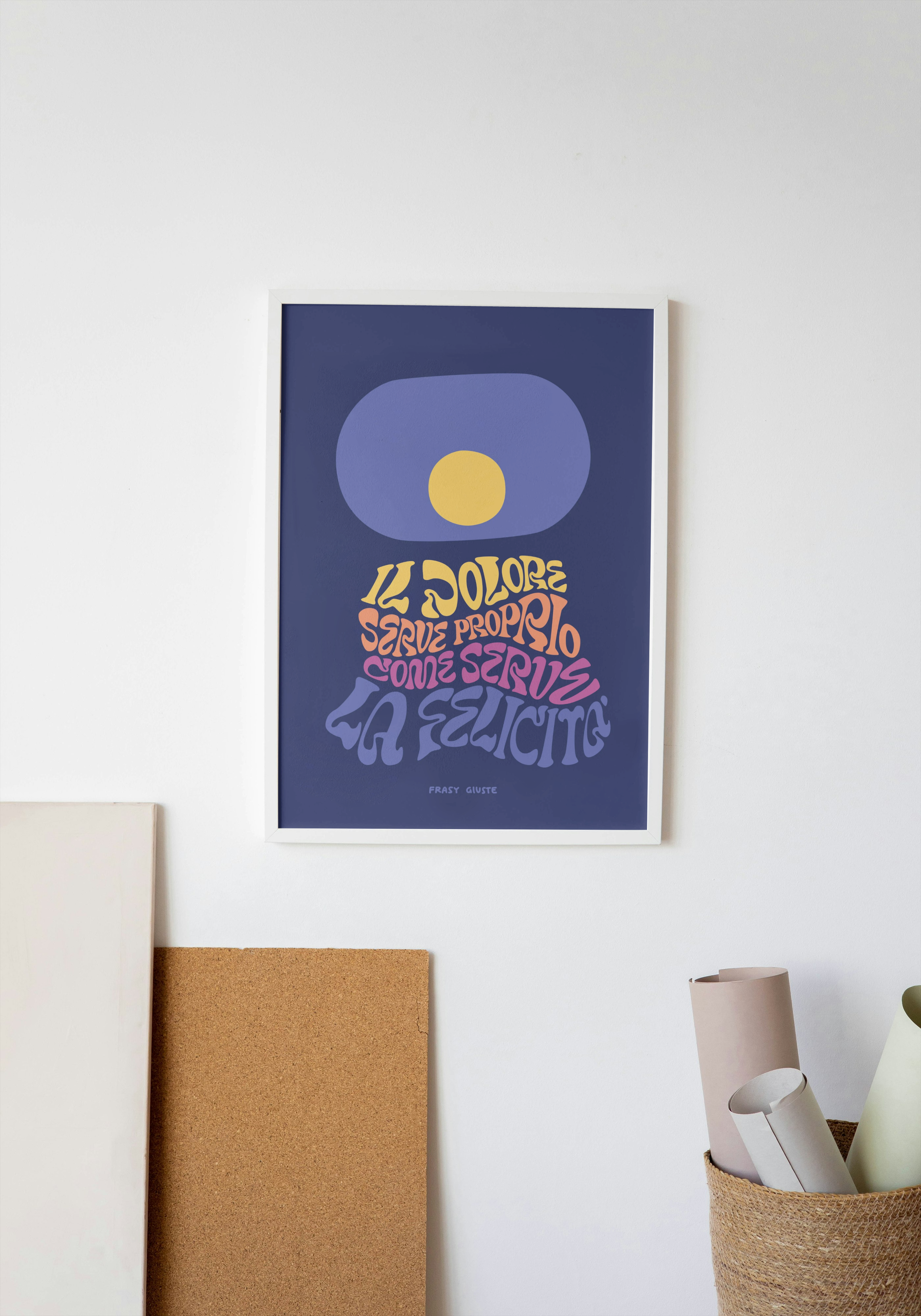 Poster "Il dolore serve" #18C