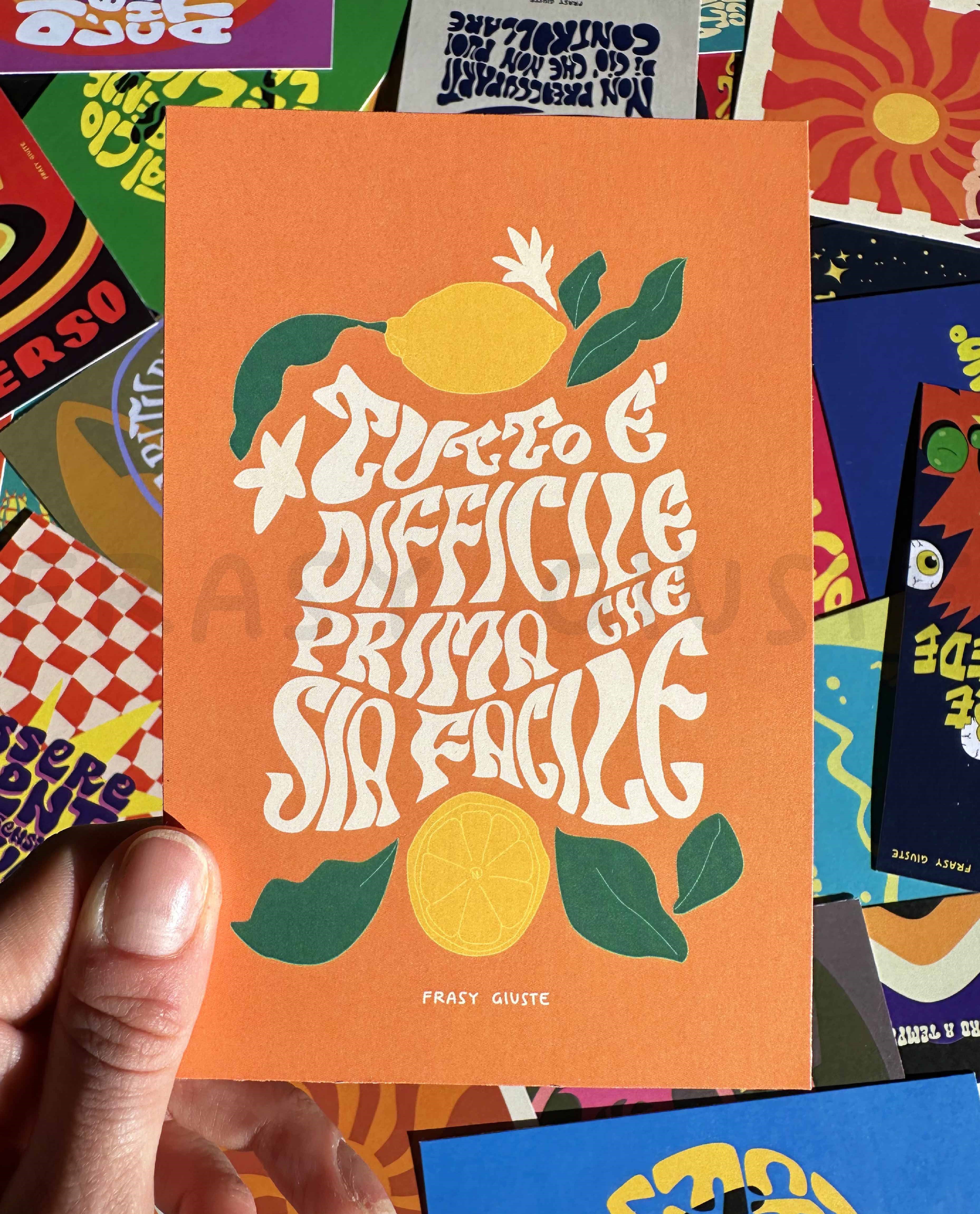 Poster "Tutto è difficile" #9A