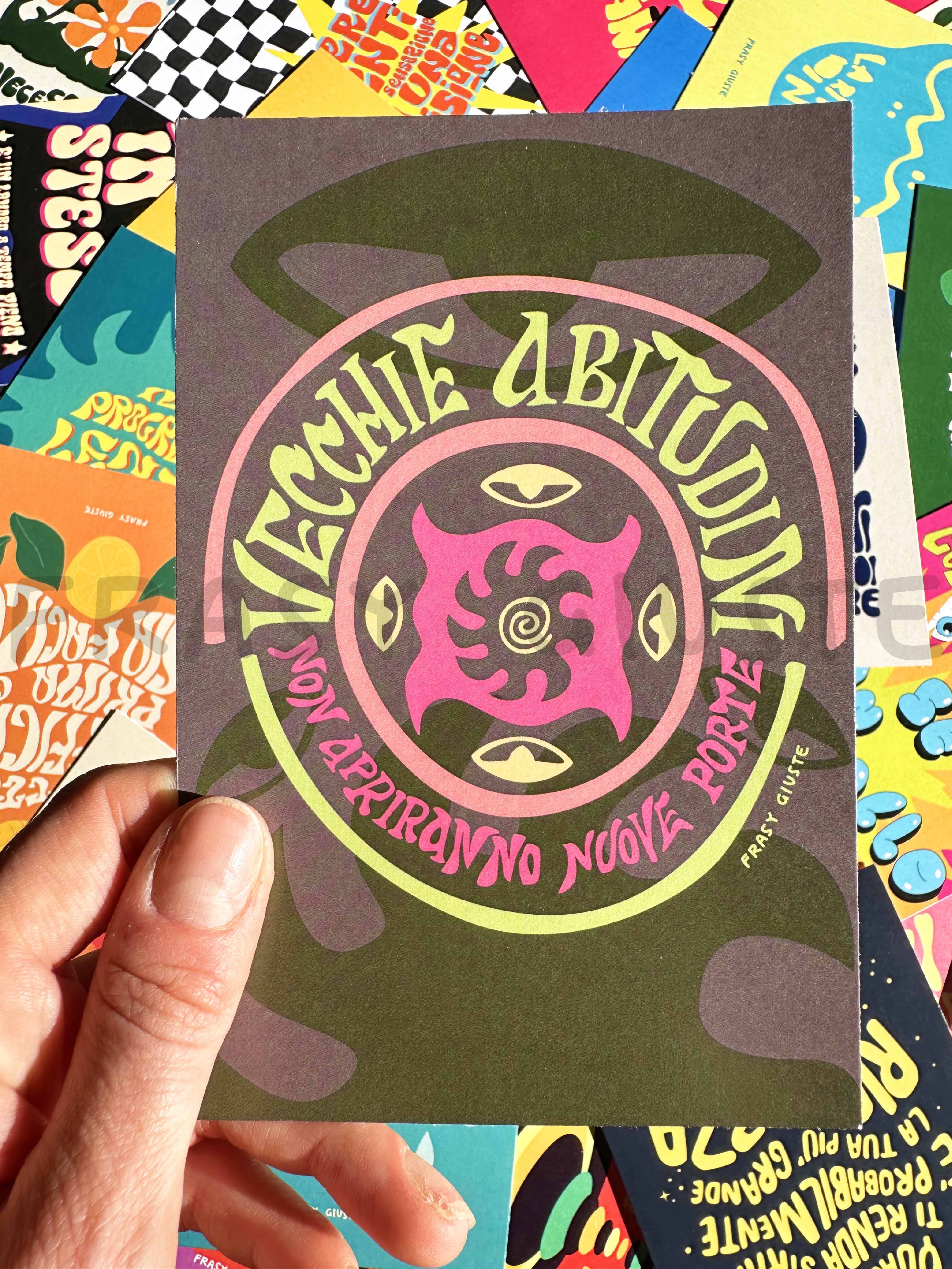 Poster "Vecchie abitudini" #17A