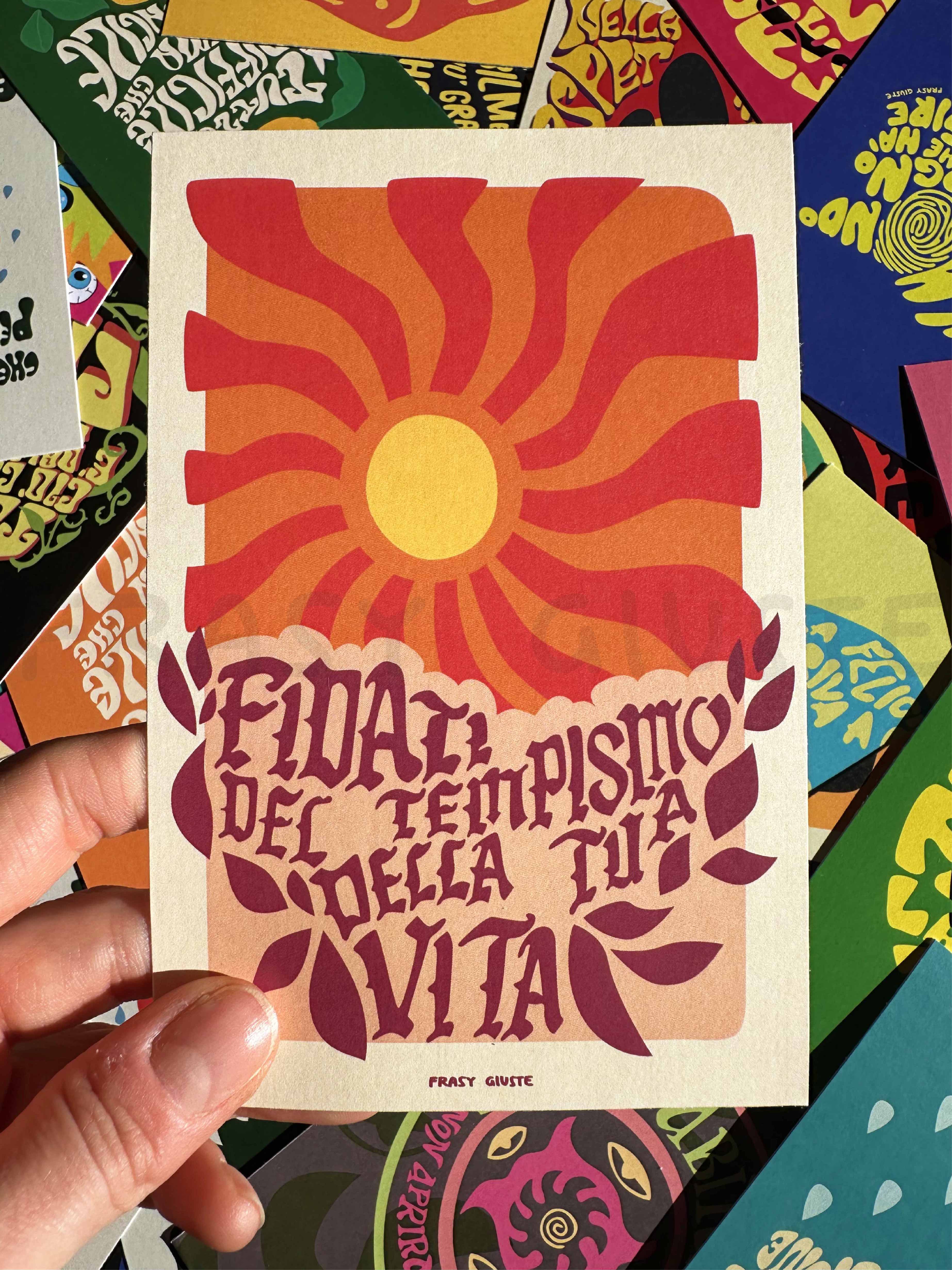 Poster "Fidati del tempismo" #5B