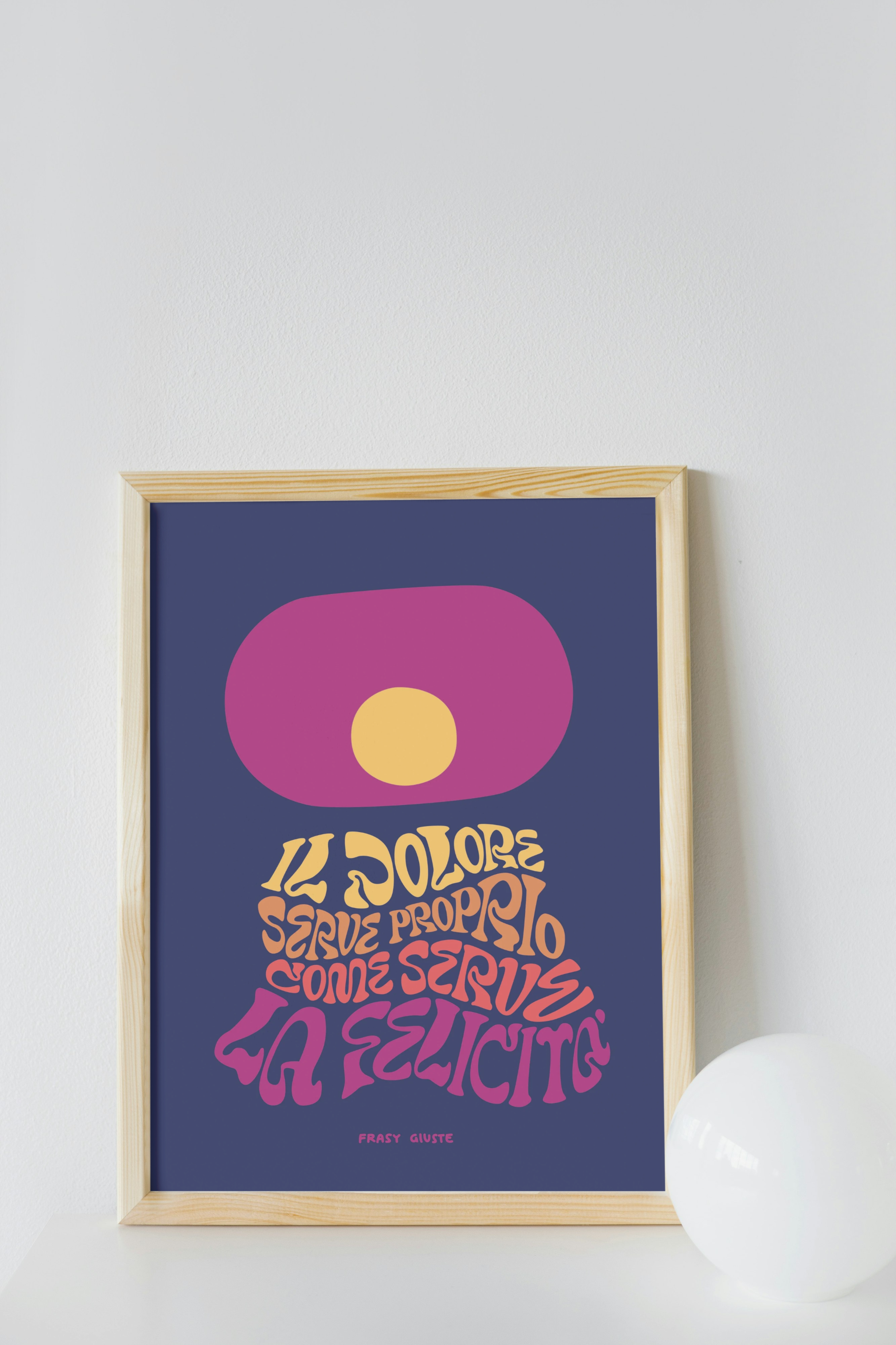 Poster "Il dolore serve" #18B