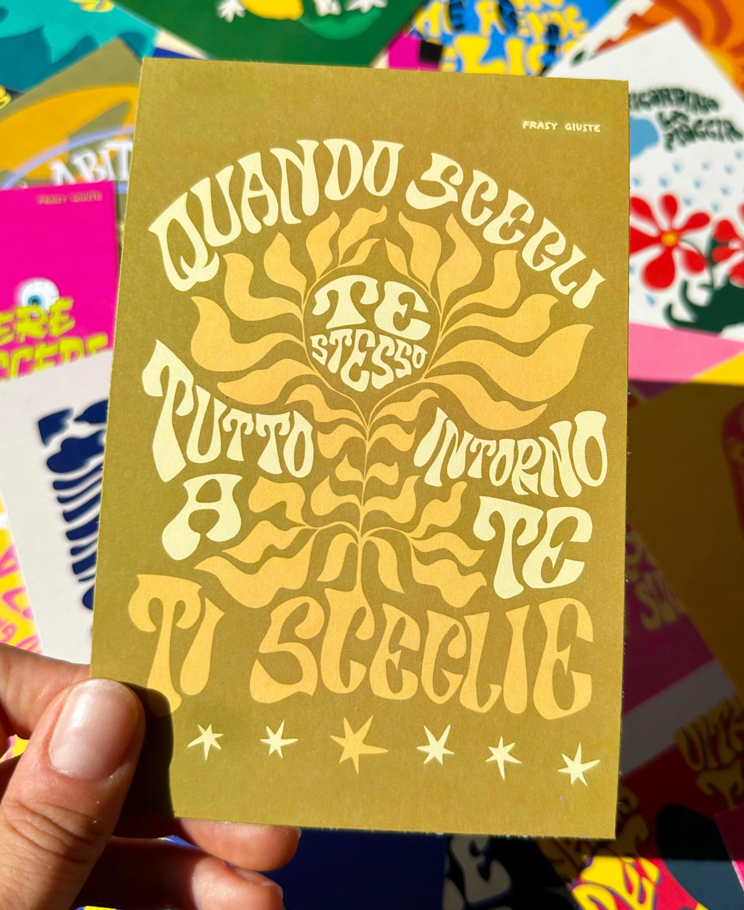 Poster "Scegli te stesso" #21A