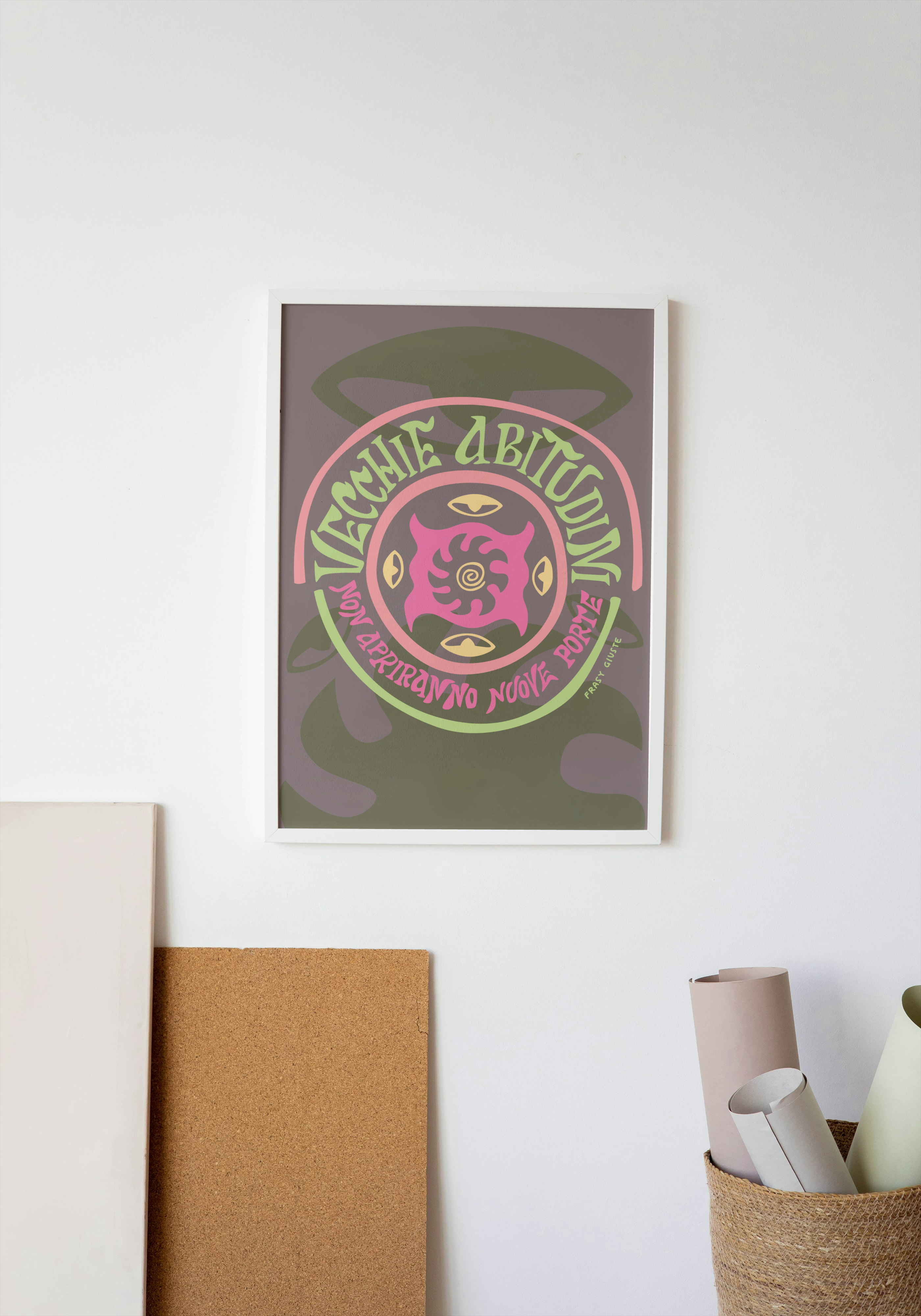 Poster "Vecchie abitudini" #17A