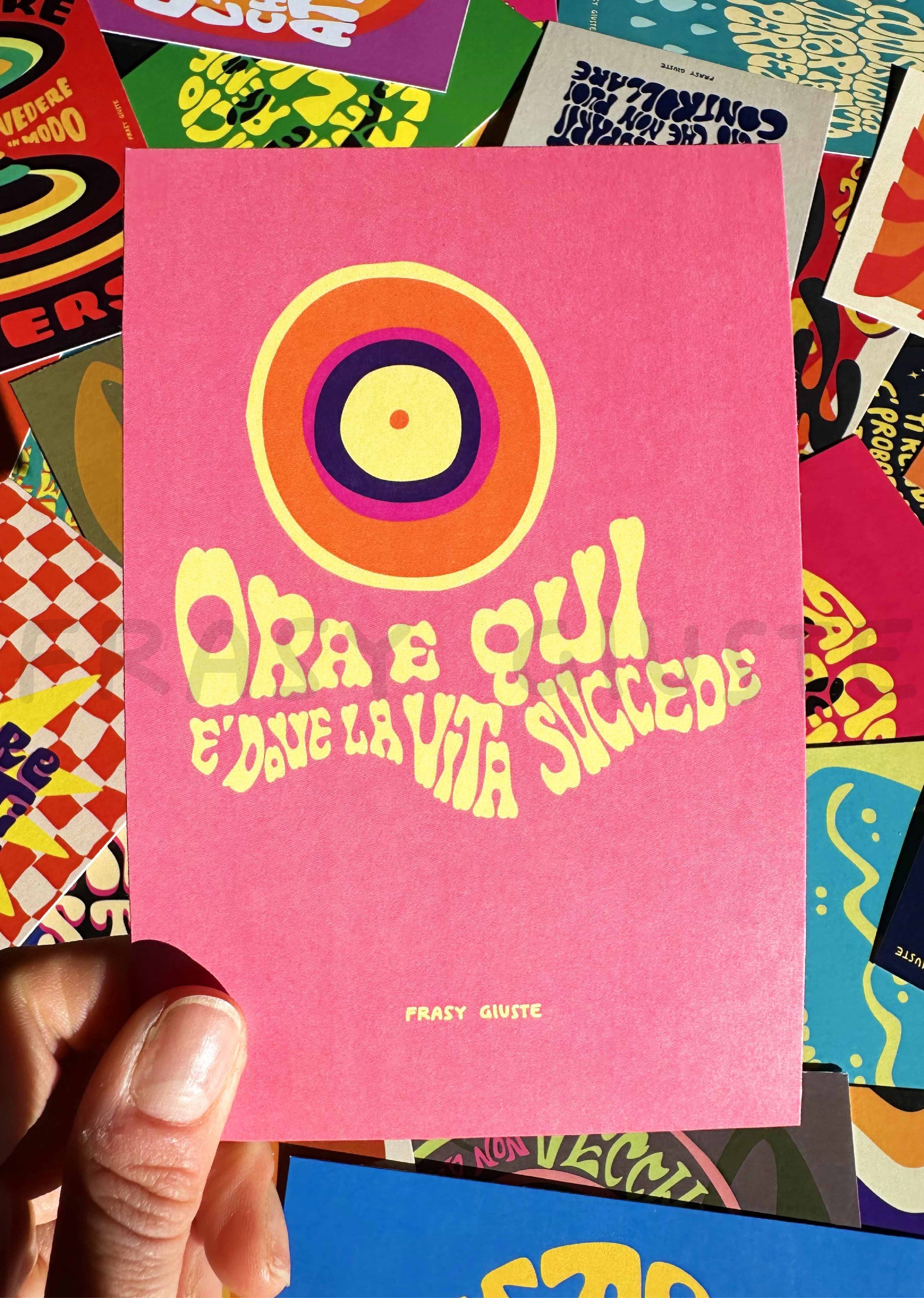 Poster "Ora e qui" #12A