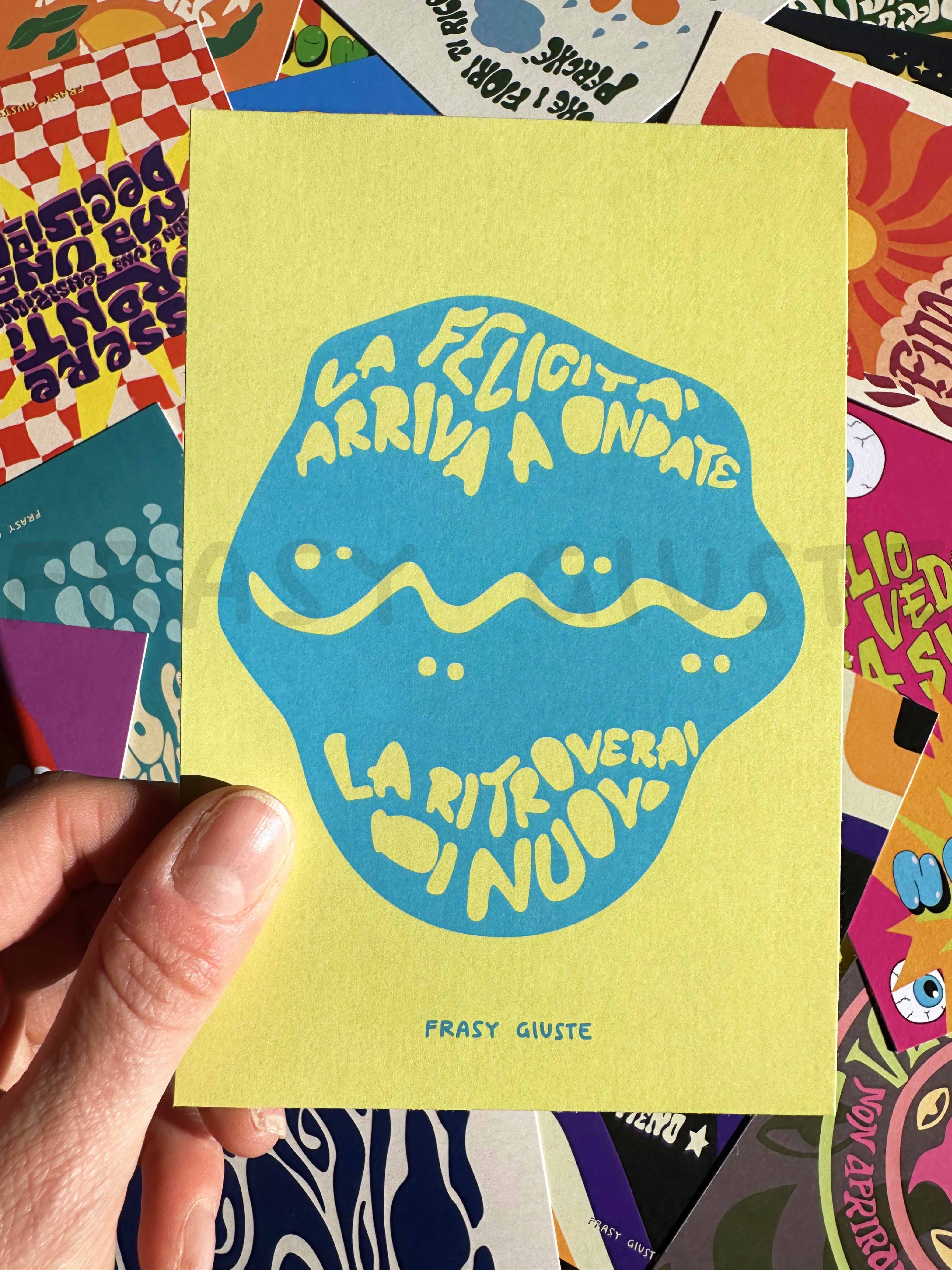 Poster "Onde di Felicità" #22B