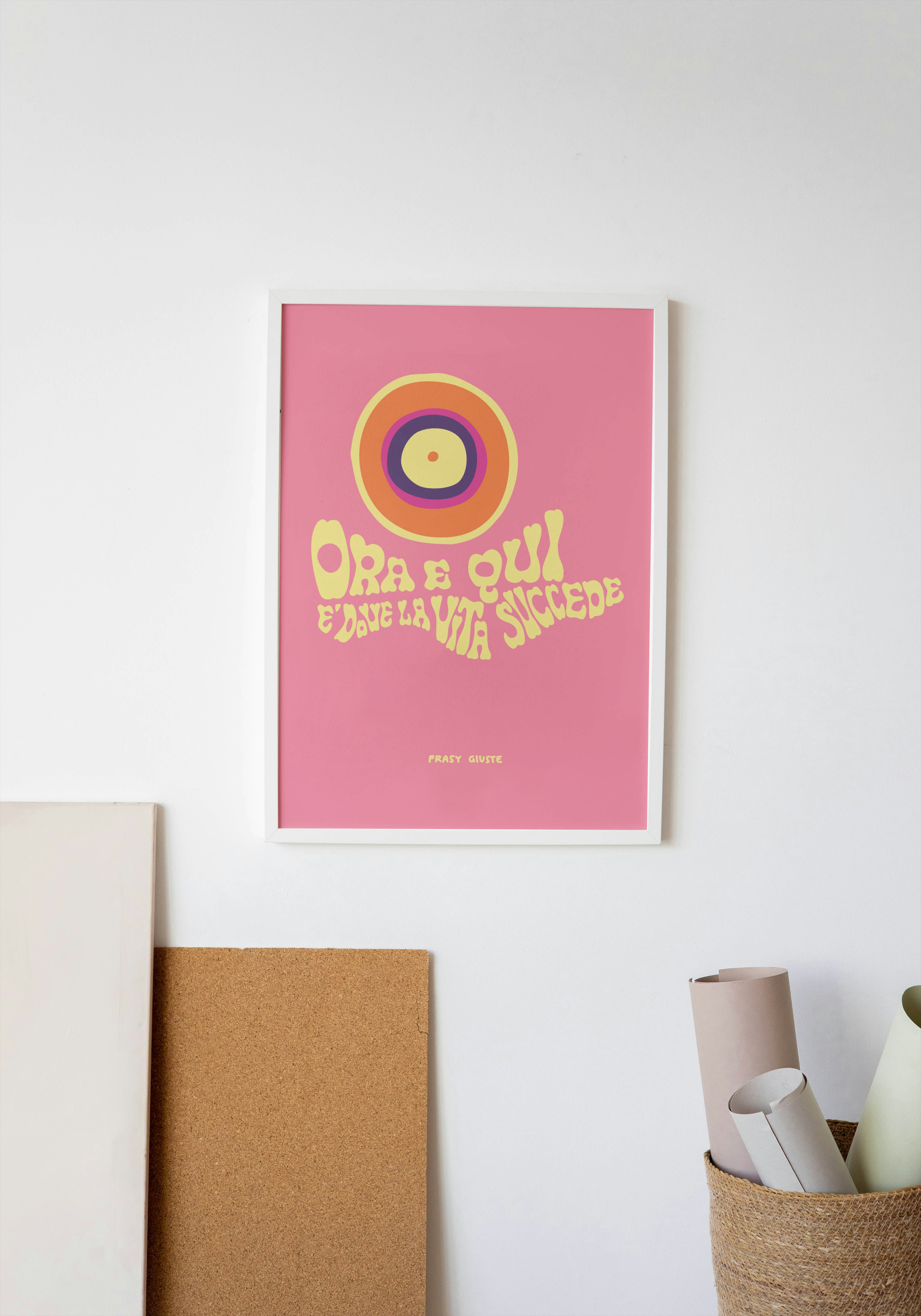 Poster "Ora e qui" #12A