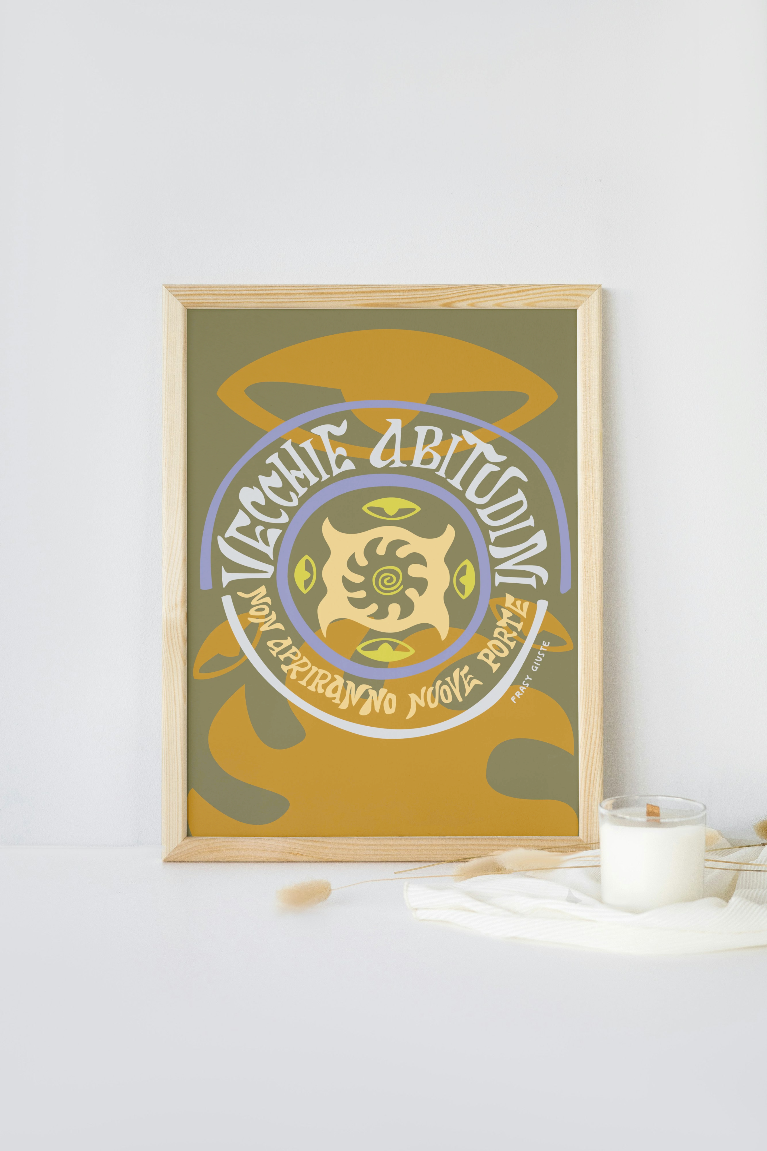 Poster "Vecchie abitudini" #17B