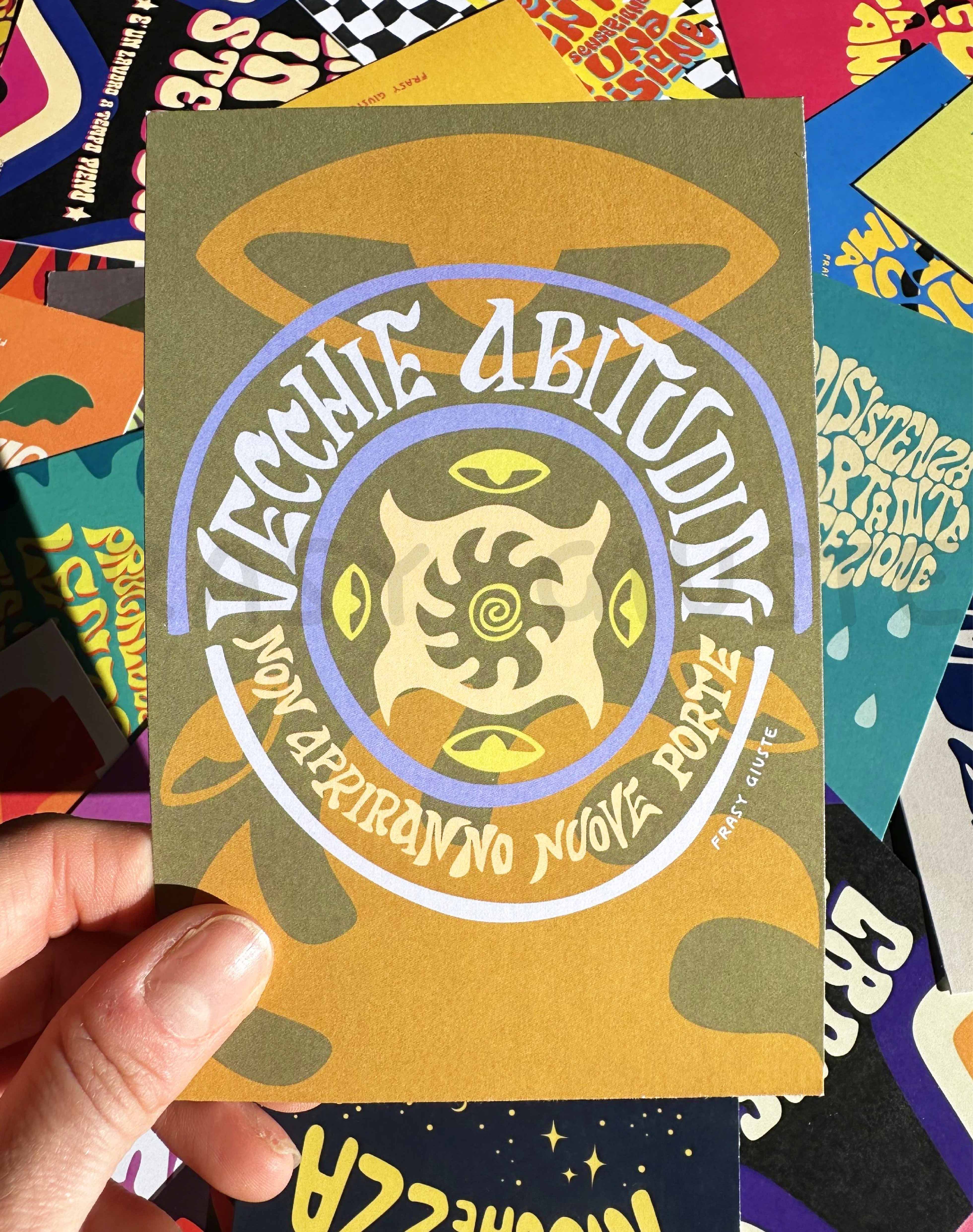 Poster "Vecchie abitudini" #17B