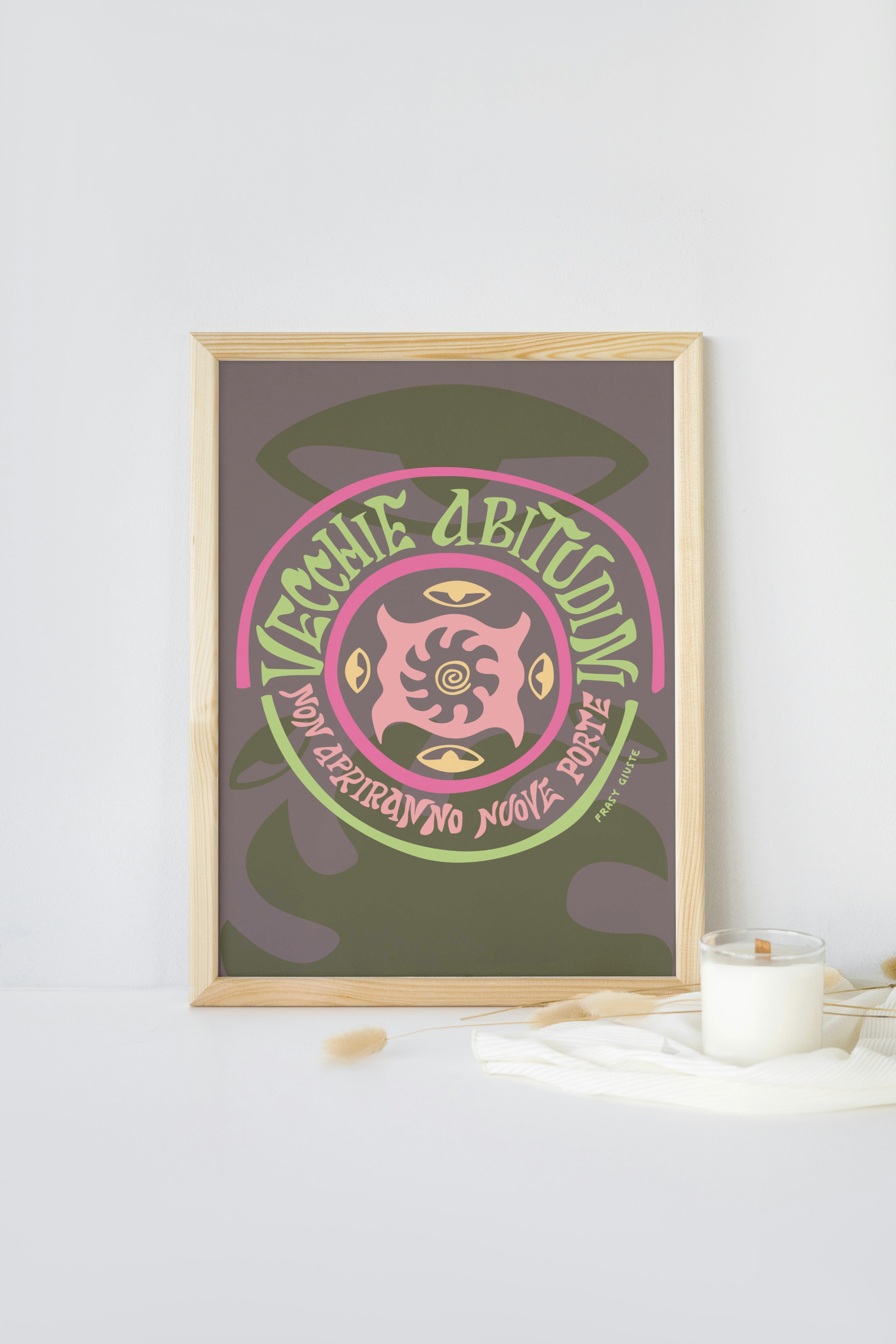 Poster "Vecchie abitudini" #17A