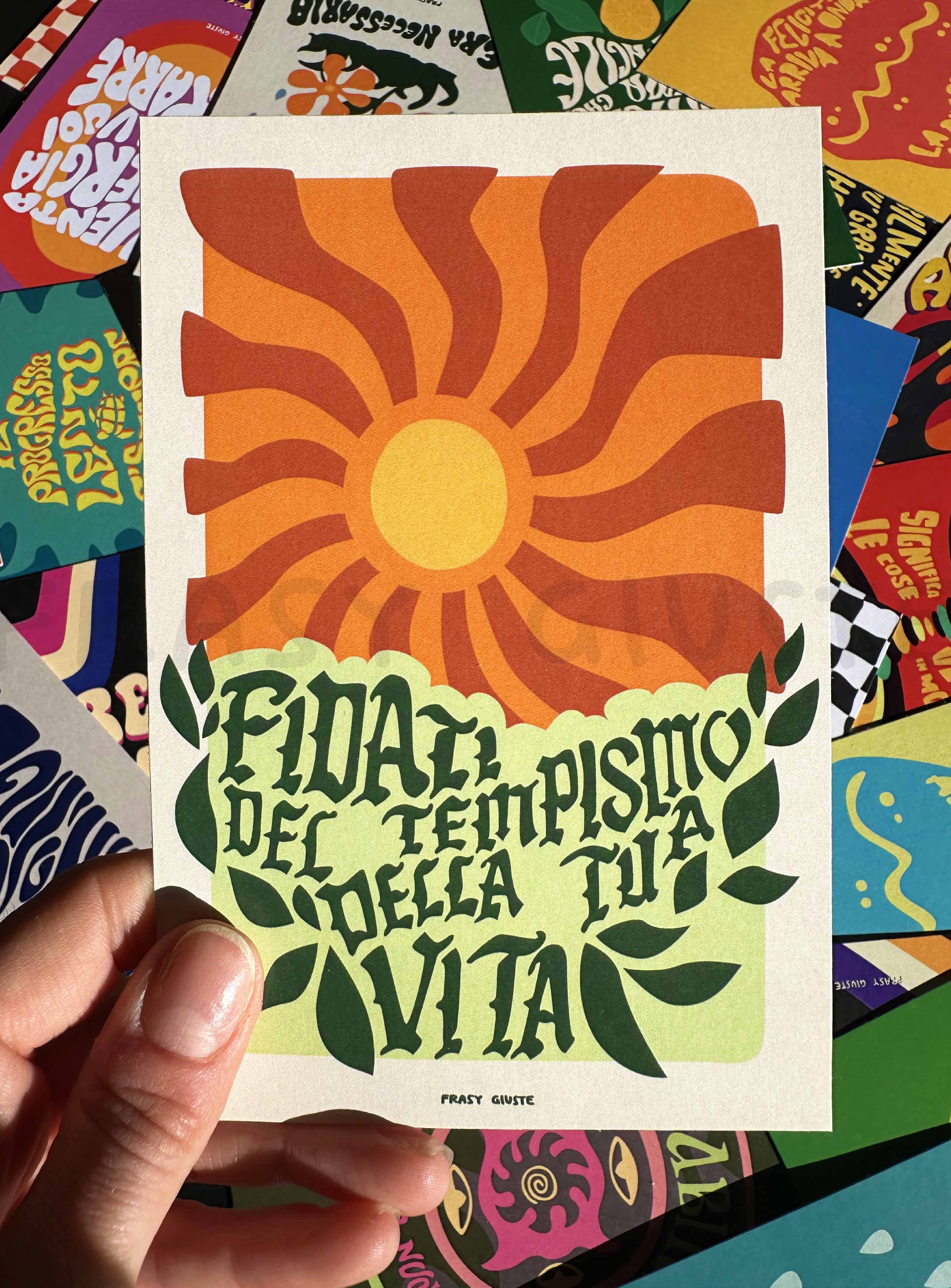 Poster "Fidati del tempismo" #5A