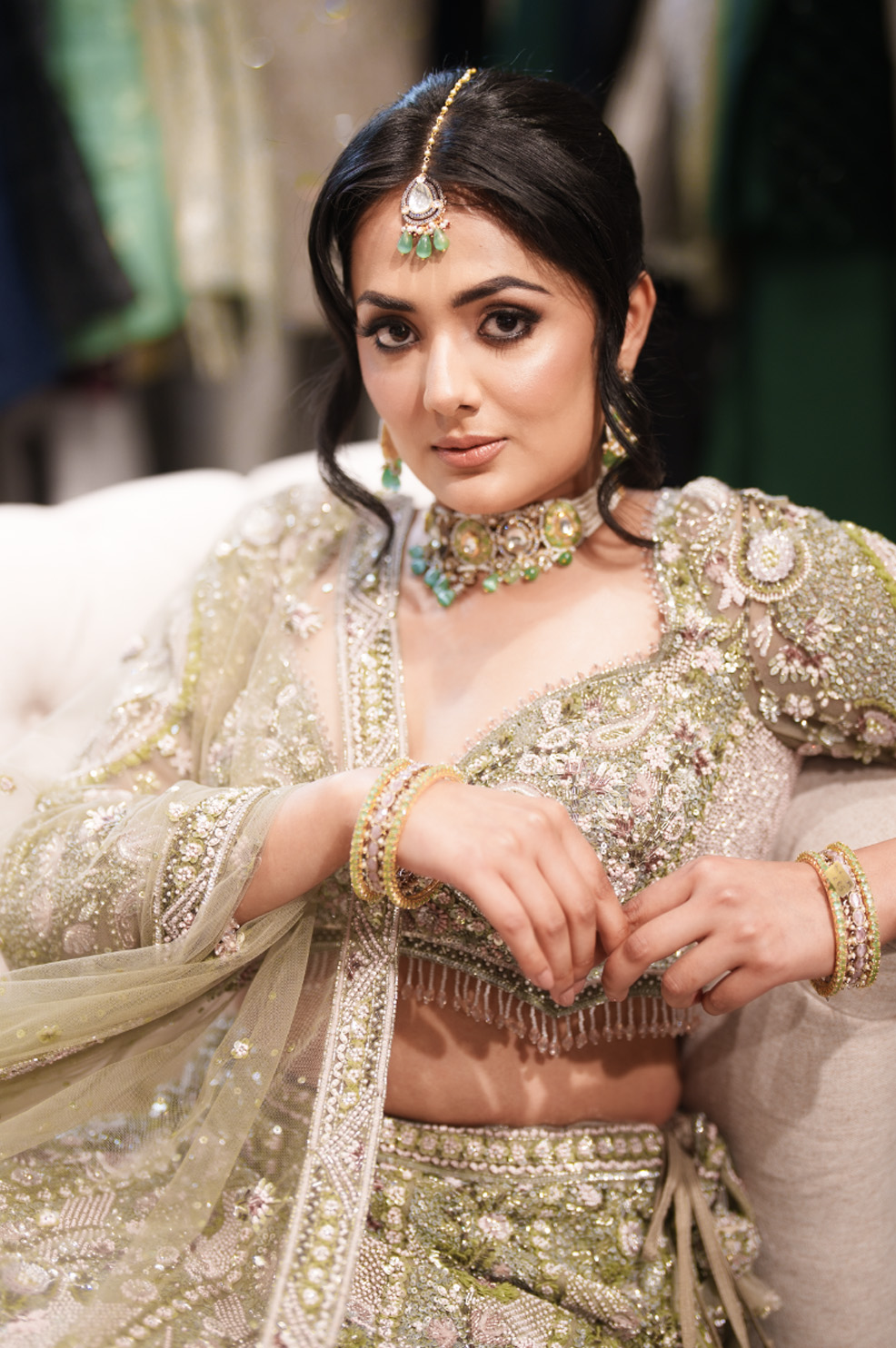 Indoor Magic | AI Powered Lightroom Preset for Indoor Bride Portraits