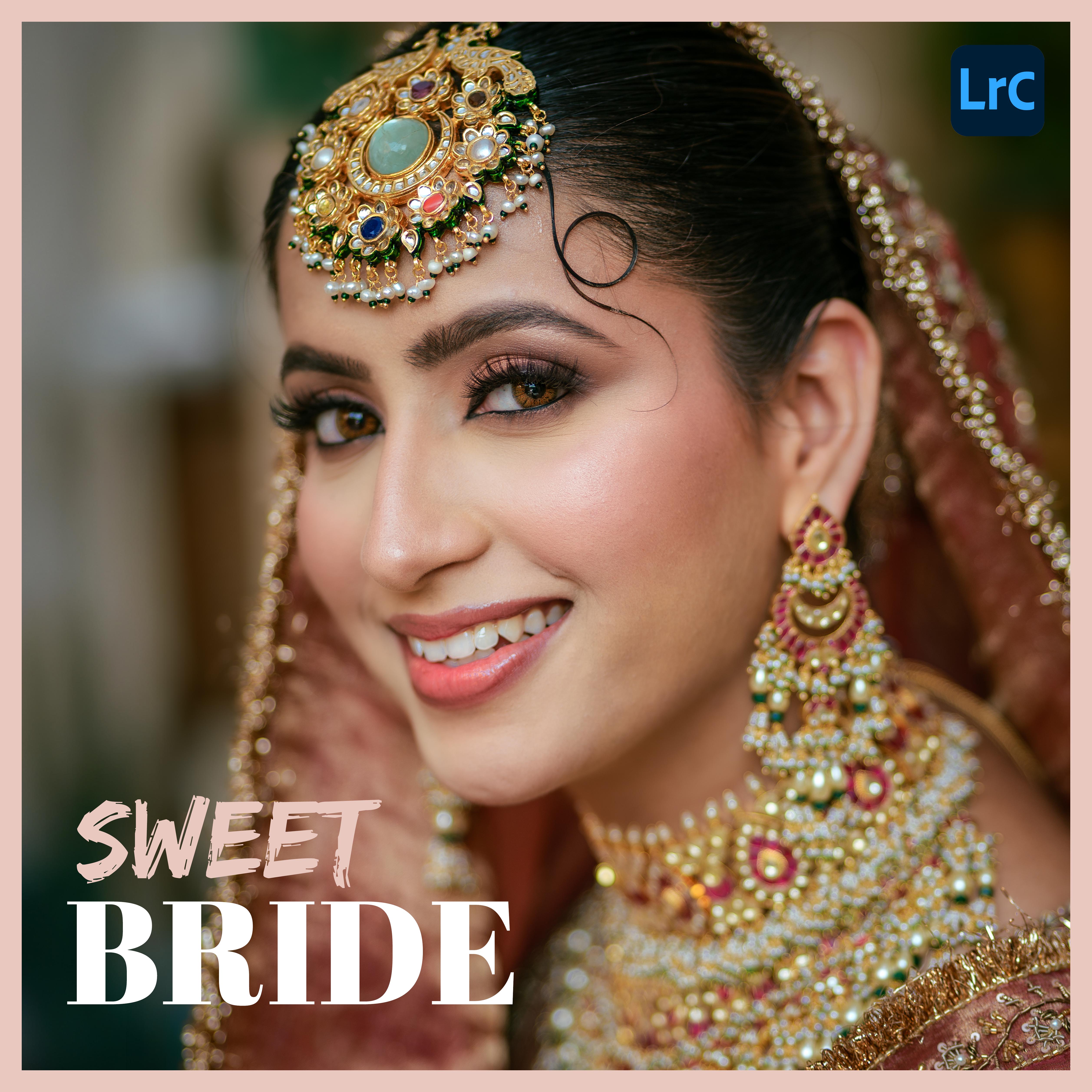 Sweet Bride AI Powered Lightroom Preset for Wedding