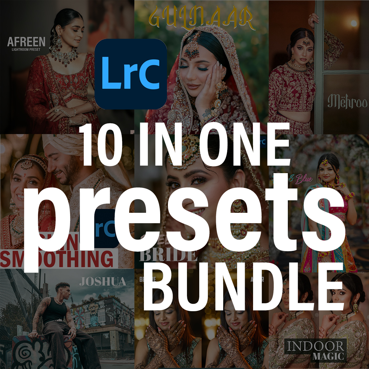 10-in-1 Ultimate Wedding, Portrait & Lifestyle Preset Collection