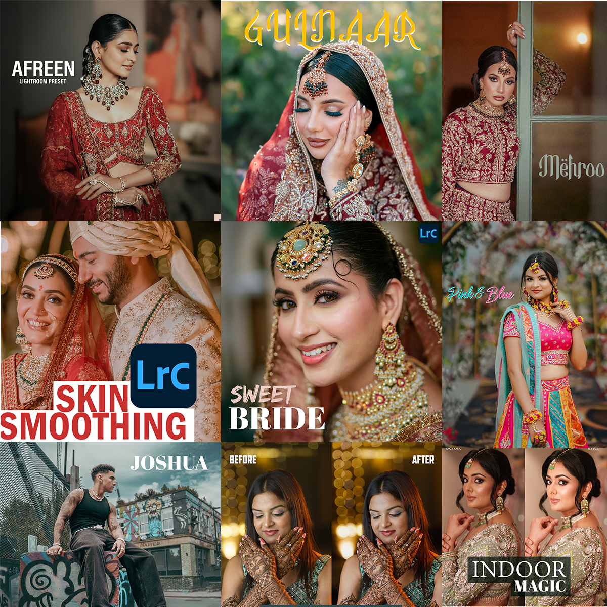 10-in-1 Ultimate Wedding, Portrait & Lifestyle Preset Collection