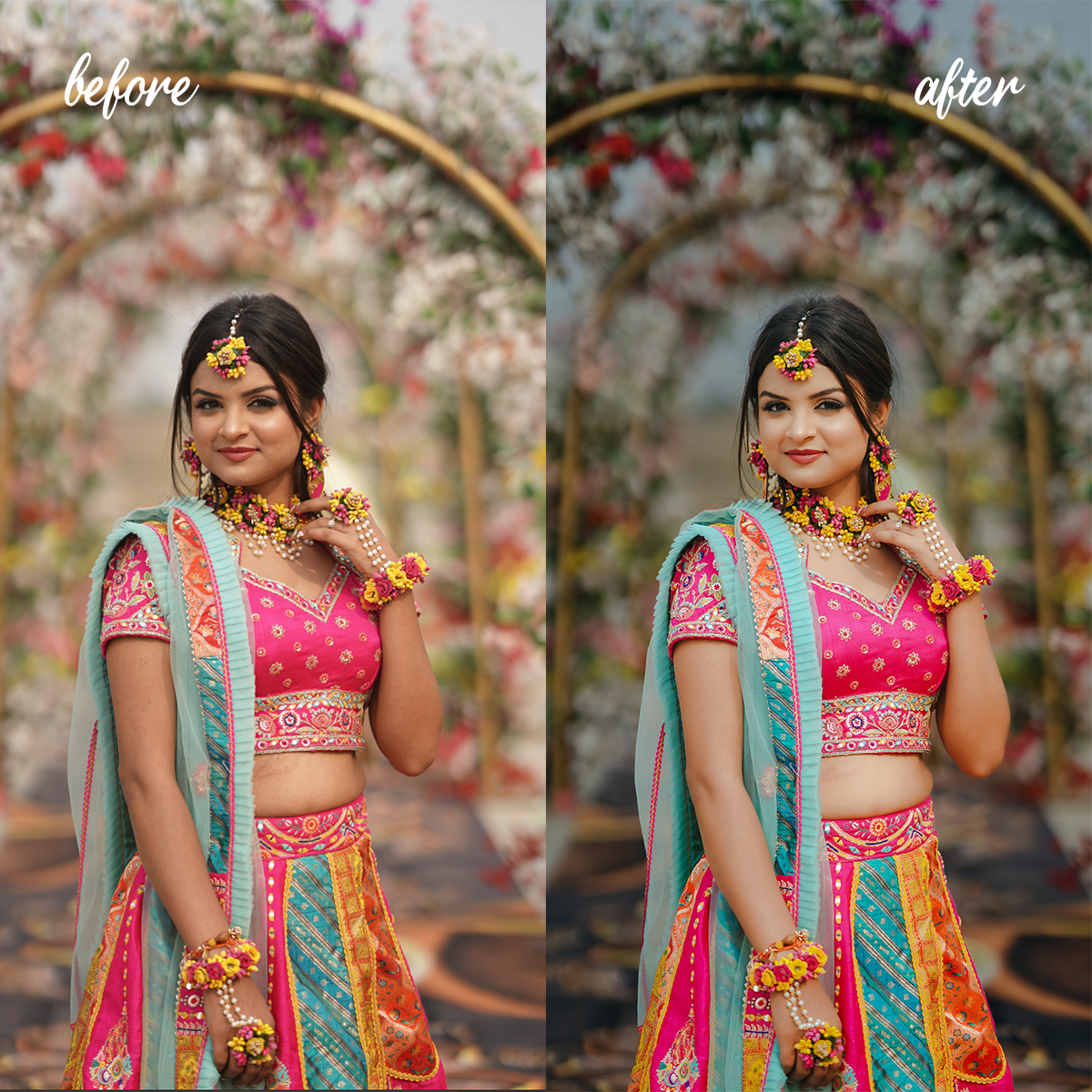 Pink & Blue | Vibrant Wedding Lightroom Preset