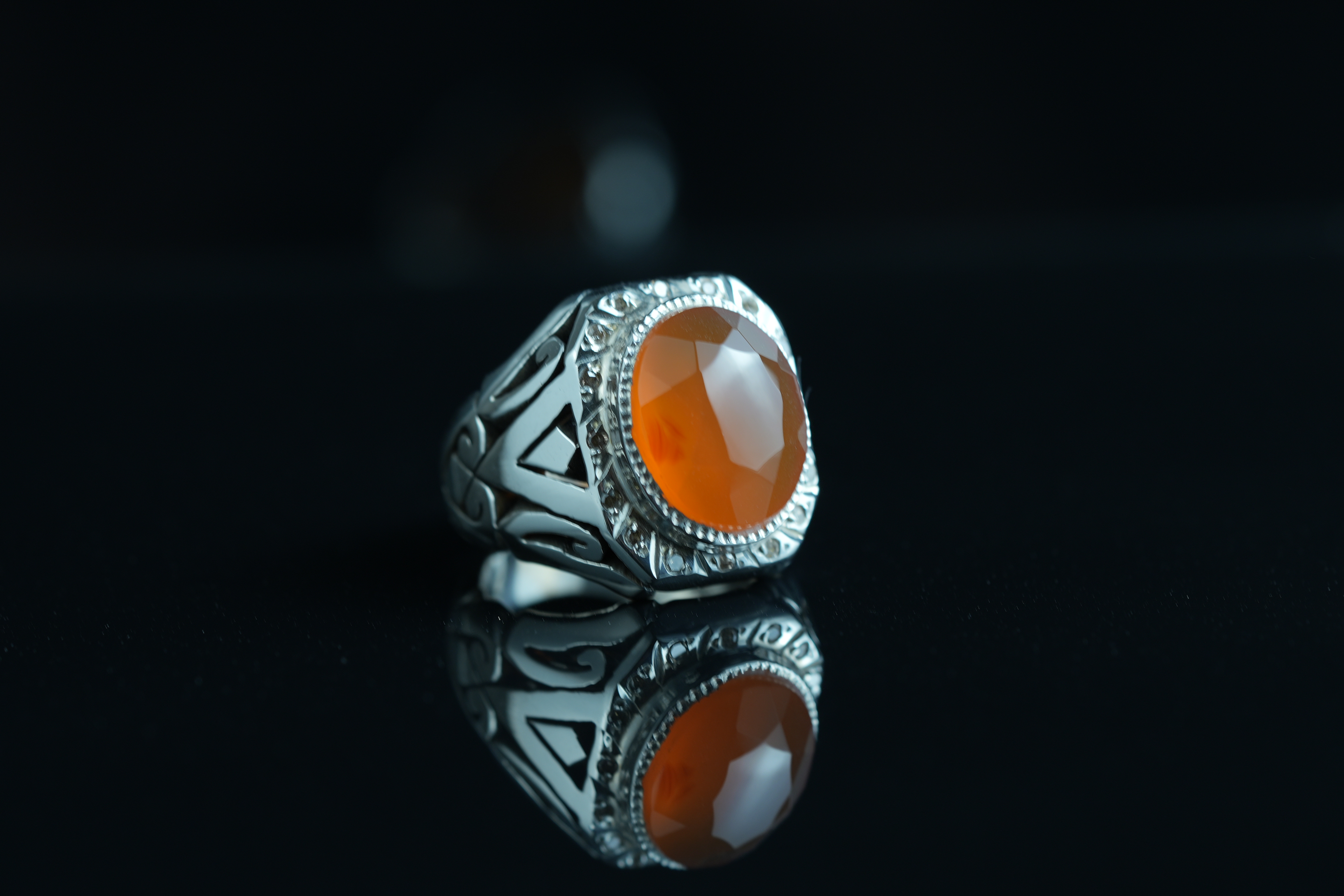 Yemeni agate 0.041 ct